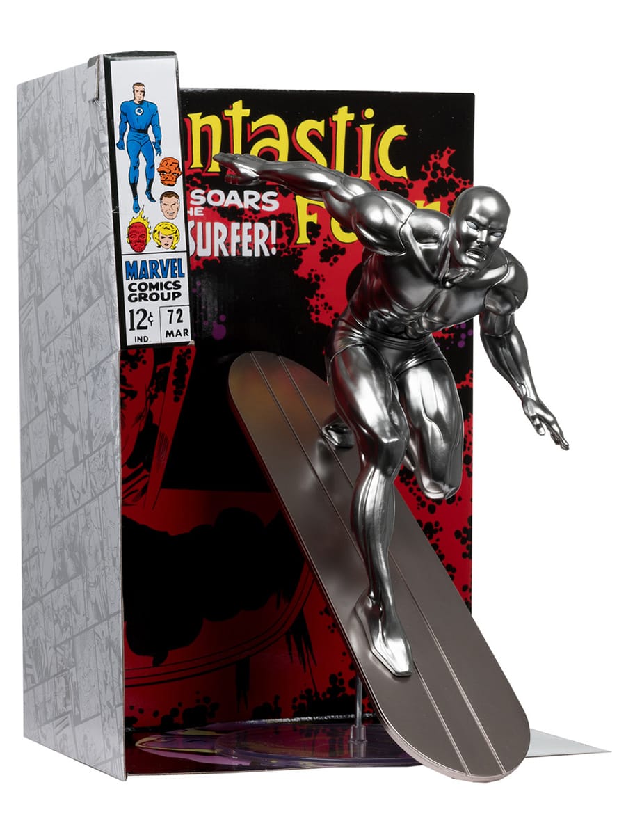 картинка Фигурка Marvel 1:6 Серебряный Серфер Silver Surfer Фантастическая Четверка 48312 магазин Одежда+ являющийся официальным дистрибьютором в России 