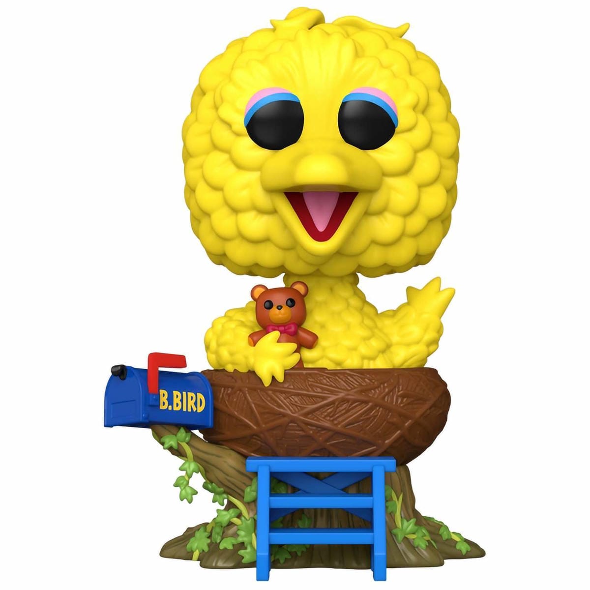 картинка Фигурка Funko POP! Deluxe Sesame Street S3 Big Bird in Nest (1612) 80141 магазин Одежда+ являющийся официальным дистрибьютором в России 