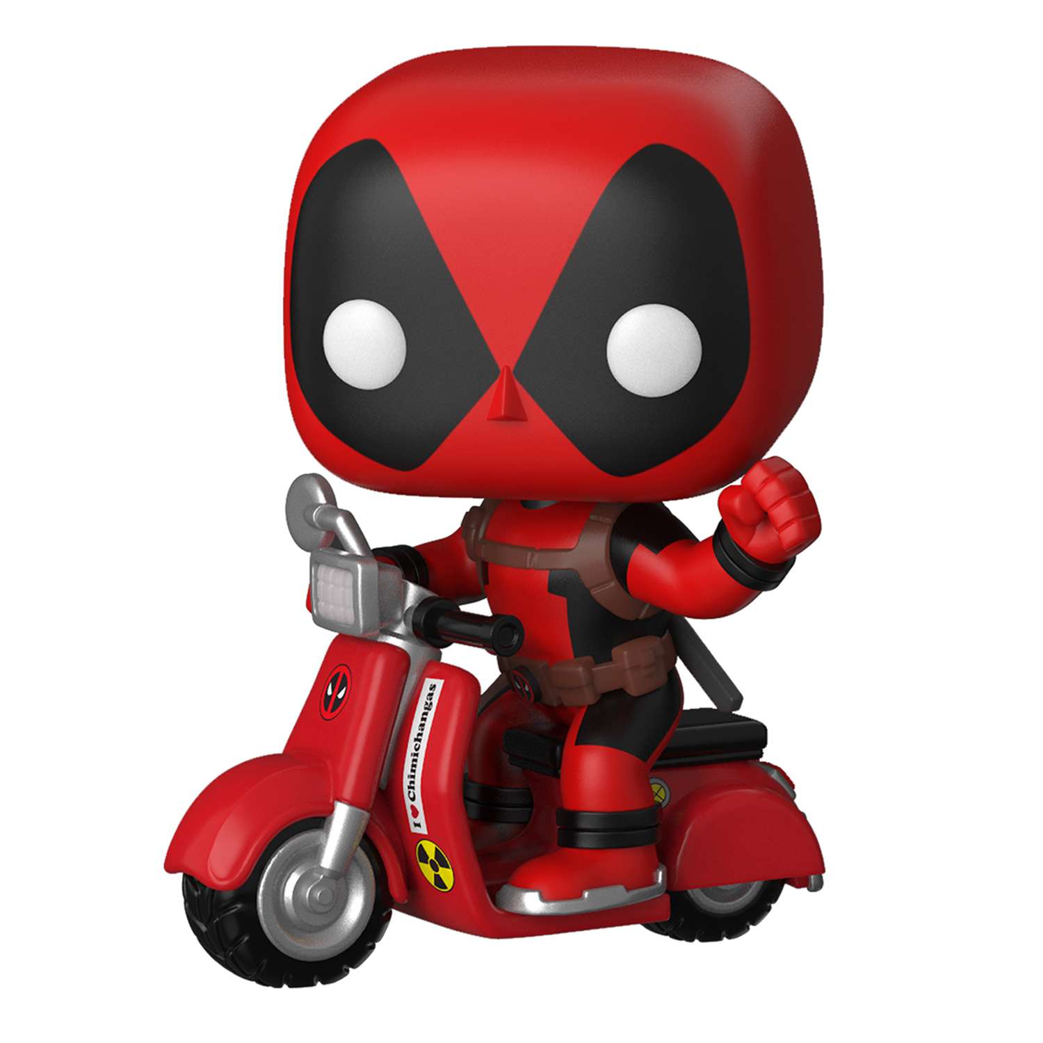 картинка Фигурка Funko POP! Rides Bobble Marvel Deadpool Deadpool on Scooter (45) 30969 магазин Одежда+ являющийся официальным дистрибьютором в России 