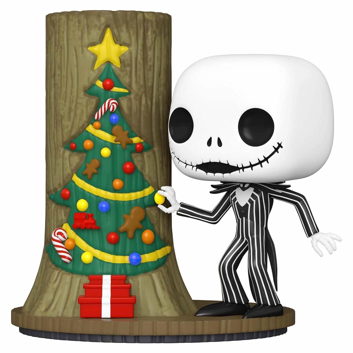 картинка Фигурка Funko POP! Deluxe Disney TNBC 30th Jack Skellington w/Christmas Door (1360) 72310 магазин Одежда+ являющийся официальным дистрибьютором в России 