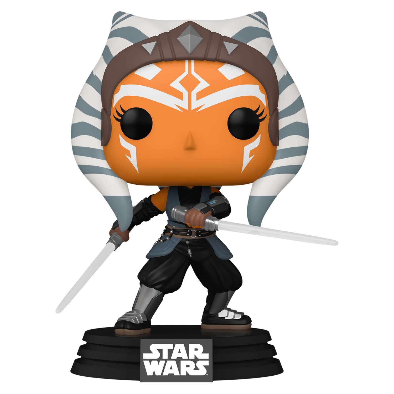 картинка Фигурка Funko POP! Bobble Star Wars Mandalorian Ahsoka w/ Sabers (464) 54527 магазин Одежда+ являющийся официальным дистрибьютором в России 