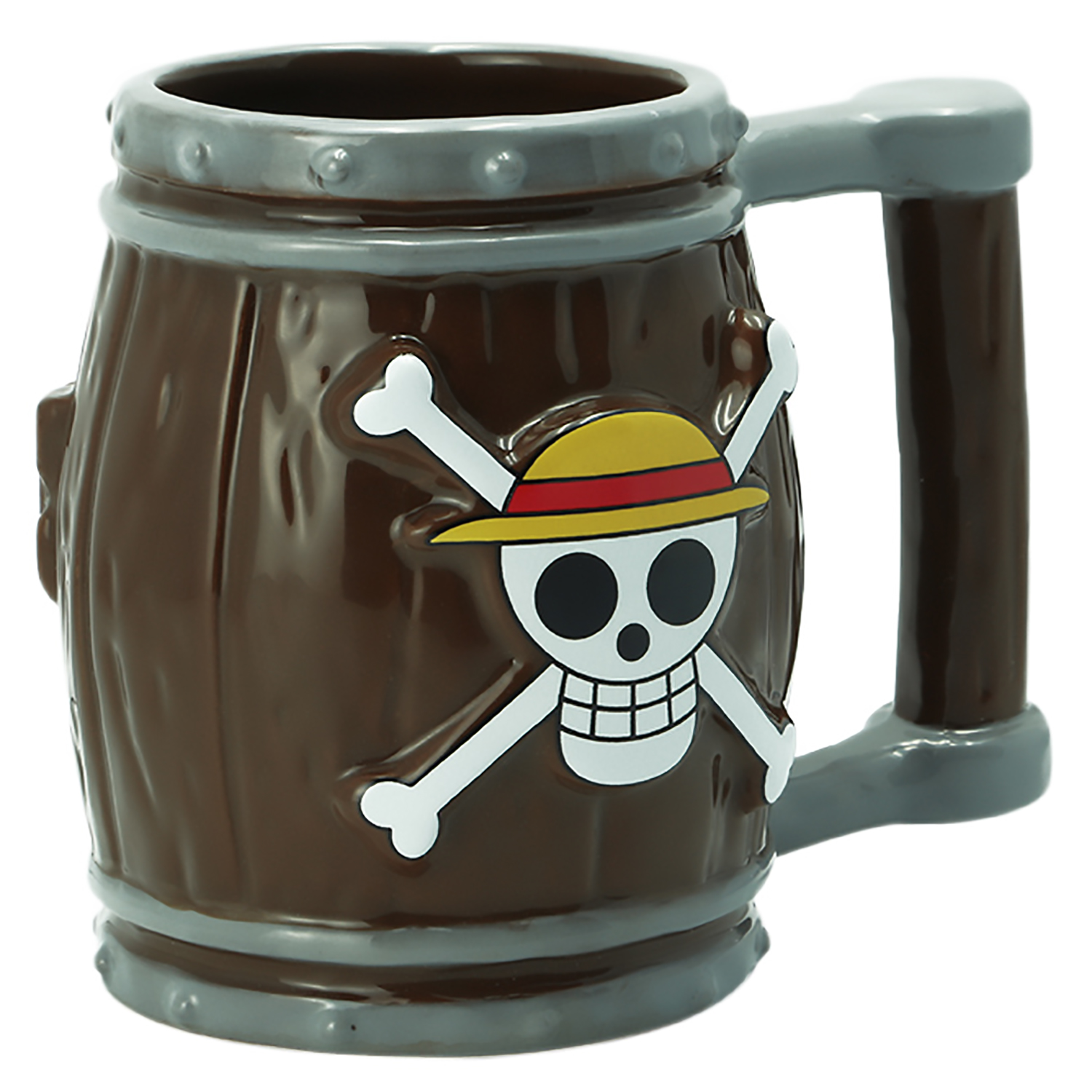 картинка Кружка 3D One Piece Barrel 350 ml ABYMUG711 магазин Одежда+ являющийся официальным дистрибьютором в России 