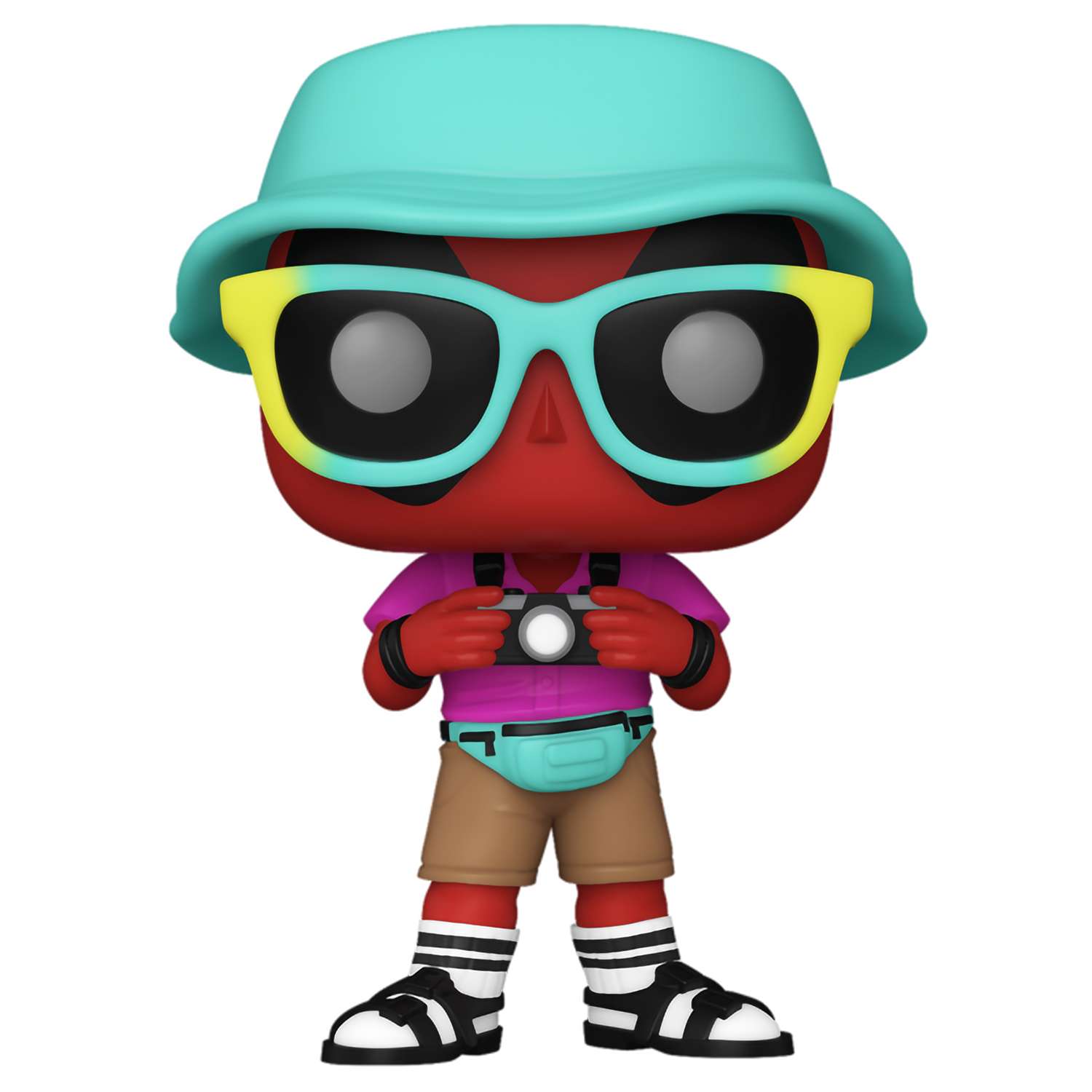 картинка Фигурка Funko POP! Bobble Marvel Deadpool Tourist Deadpool (1345) 76080 магазин Одежда+ являющийся официальным дистрибьютором в России 