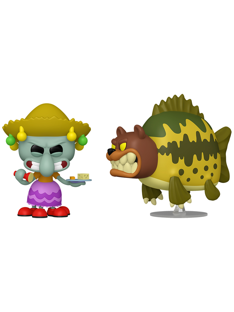 картинка Набор Funko POP! Animation Spongebob Squarepants Squidward & Sea Bear 2шт 90365 магазин Одежда+ являющийся официальным дистрибьютором в России 