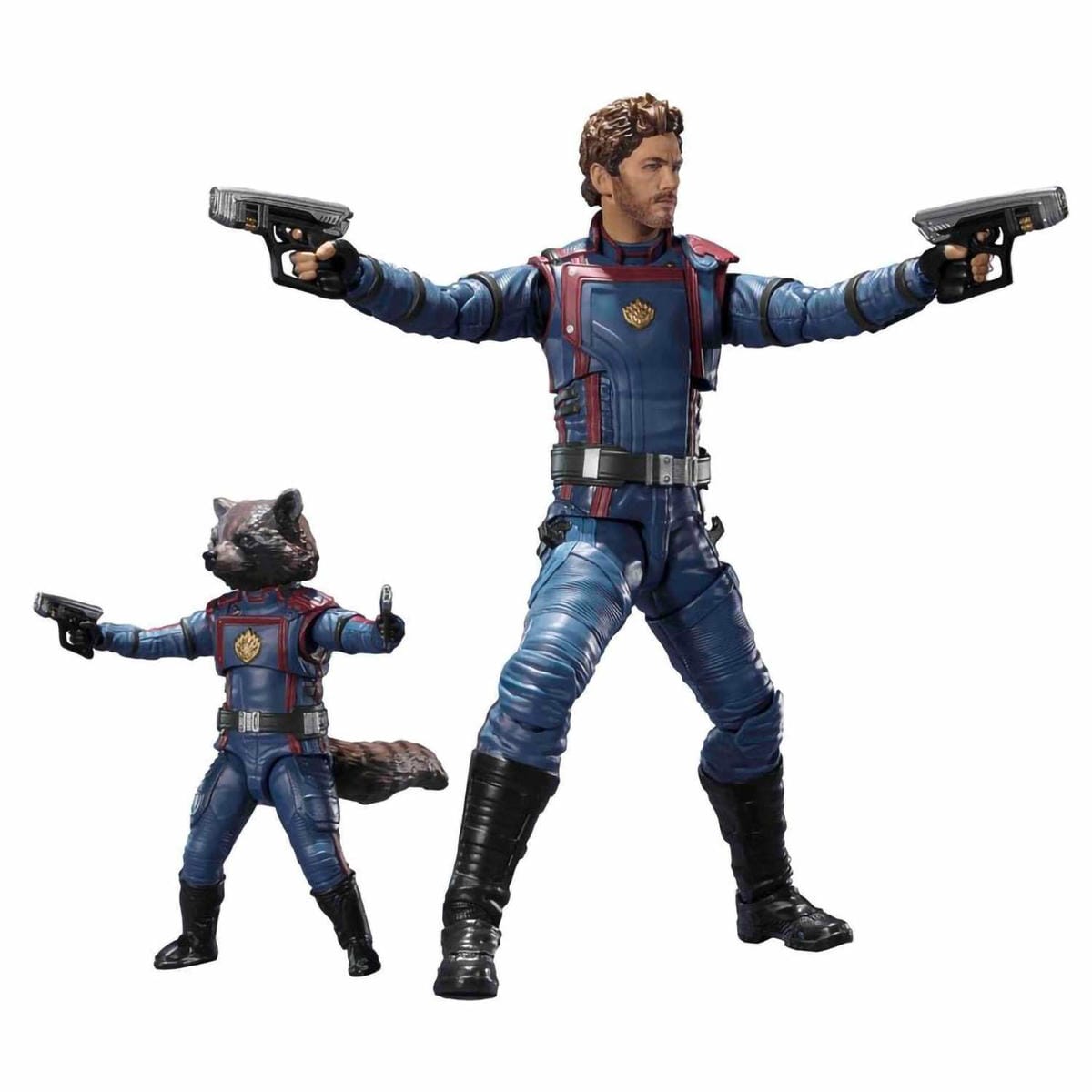 картинка Фигурка S.H.Figuarts Guardians of the Galaxy: Vol. 3 Star Lord & Rocket Raccoon 2650009 магазин Одежда+ являющийся официальным дистрибьютором в России 