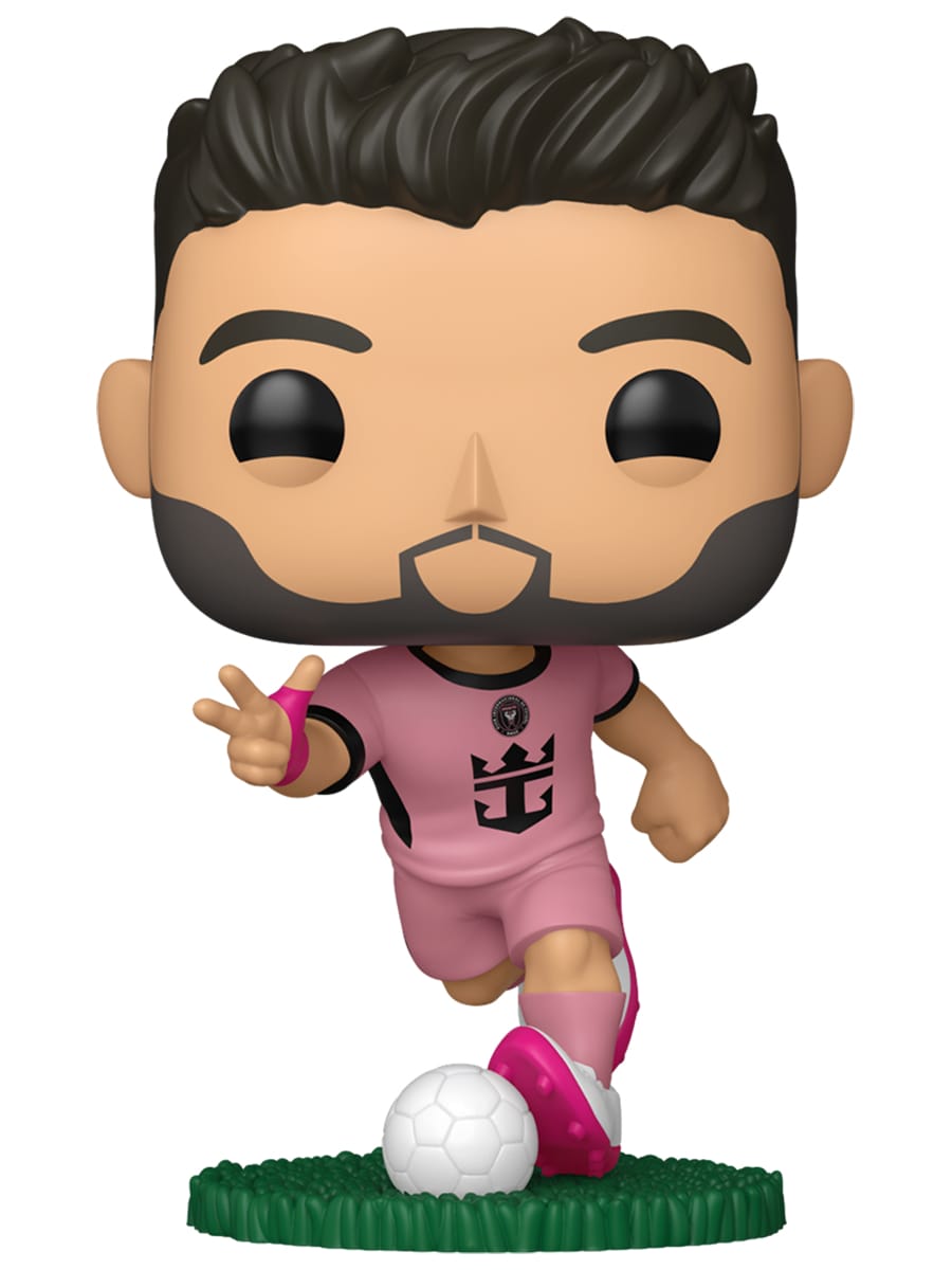картинка Фигурка Funko POP! MLS Inter Miami Luis Suarez (Pink Uniform) (12) 94701 магазин Одежда+ являющийся официальным дистрибьютором в России 