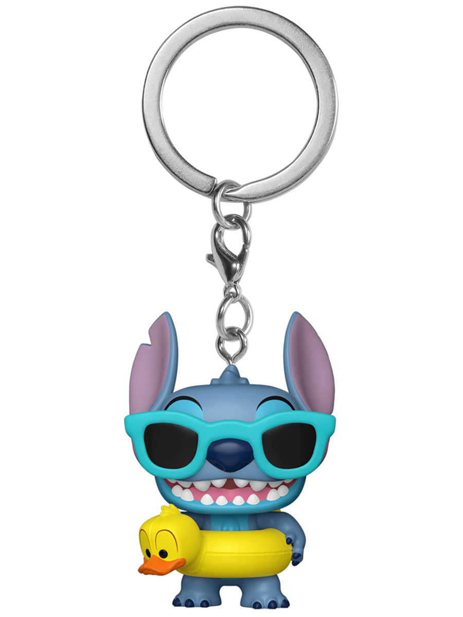 картинка Брелок Funko Pocket POP! Disney Lilo & Stitch Tuber Stitch 90674 магазин Одежда+ являющийся официальным дистрибьютором в России
