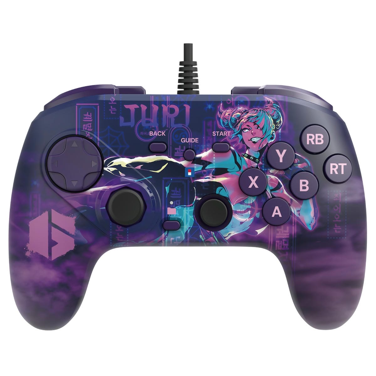 картинка Контроллер Hori Fighting Commander OCTA (Street Fighter 6 Juri Edition) для ПК (HPC-071E) магазин Одежда+ являющийся официальным дистрибьютором в России 