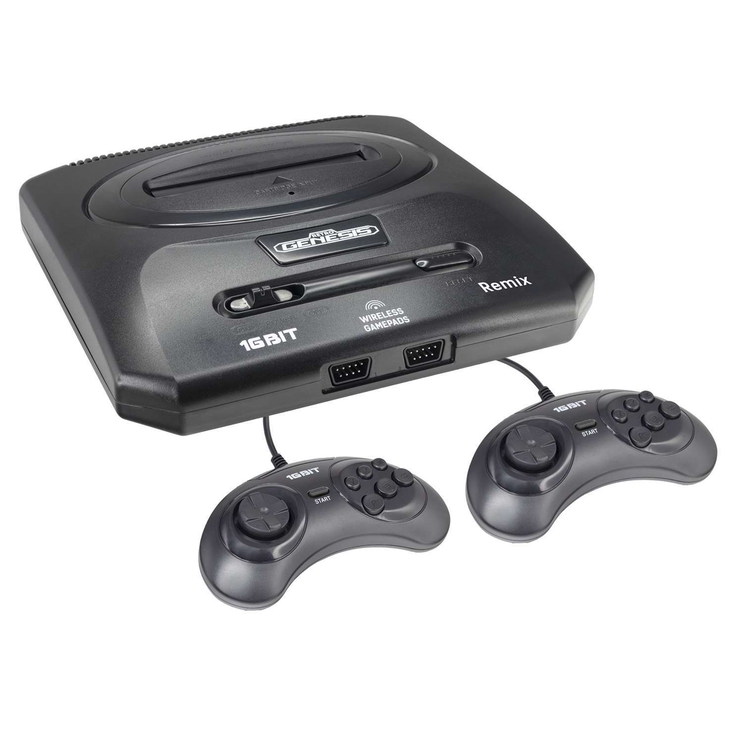 картинка Игровая приставка Retro Genesis Remix (8+16Bit) + 600 игр (модель: ZD-05, Серия: ZD-00, AV кабель, 2 проводных джойстика) магазин Одежда+ являющийся официальным дистрибьютором в России 