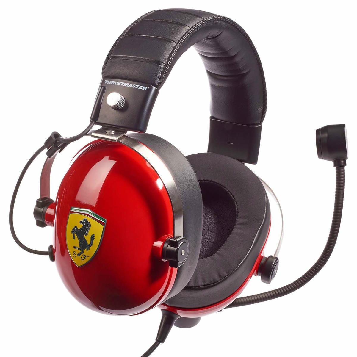 картинка Игровая гарнитура Thrustmaster T.RACING SCUDERIA FERRARI EDITION, XBOX ONE, PS4, SWITCH, 3DS,PC  магазин Одежда+ являющийся официальным дистрибьютором в России 
