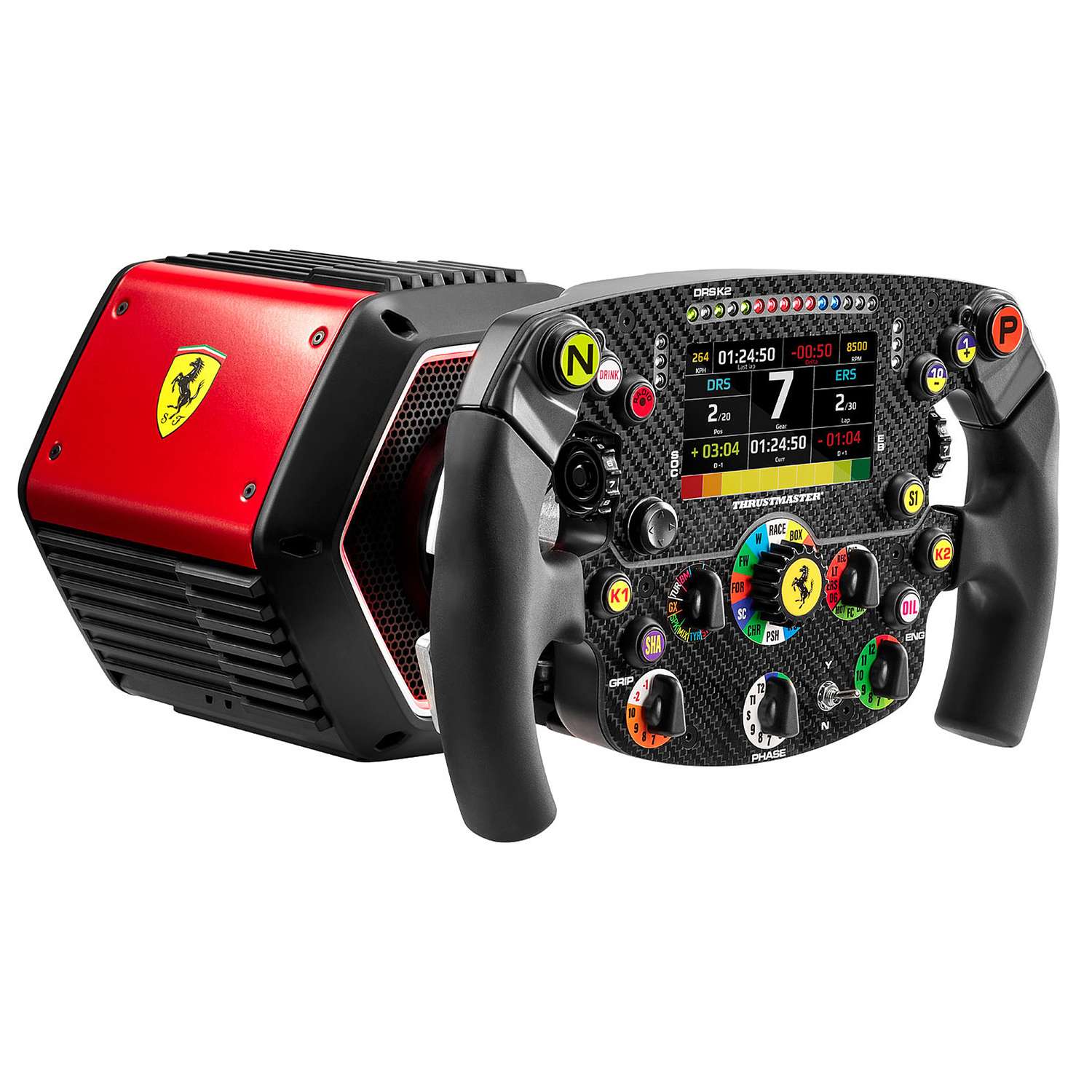 картинка Руль Thrustmaster T818 FERRARI SF1000 SIMULATOR, ПК  магазин Одежда+ являющийся официальным дистрибьютором в России 
