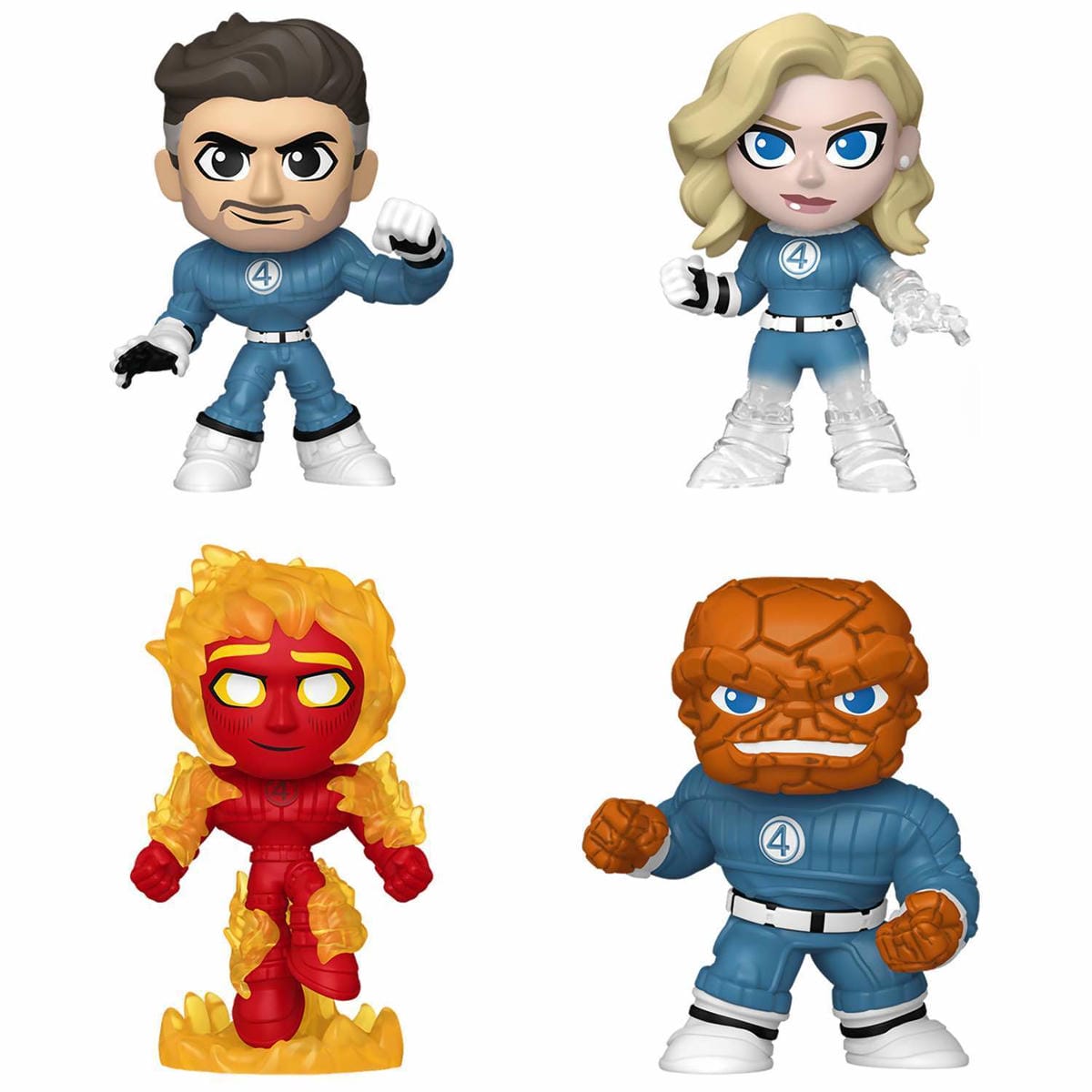 картинка Фигурка Funko Minis Bobble Marvel Fantastic Four FF 1 штука в ассортименте (из 4) (Exc) 87218 магазин Одежда+ являющийся официальным дистрибьютором в России 