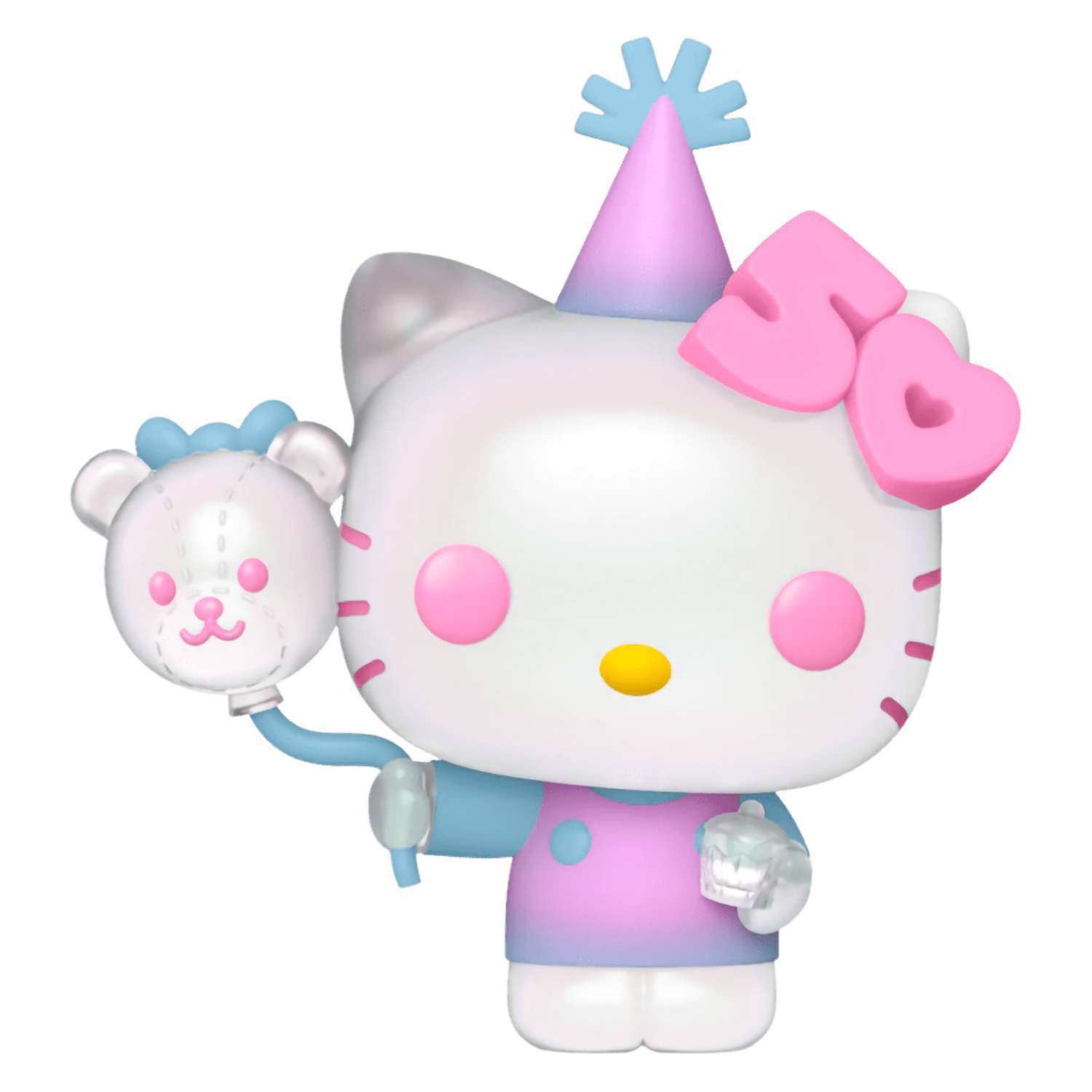 картинка Фигурка Funko POP! Sanrio Hello Kitty 50th Hello Kitty with Balloons (76) 76090 магазин Одежда+ являющийся официальным дистрибьютором в России 
