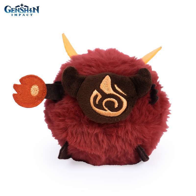 картинка Плюшевая игрушка брелок Hilichurl Mini Plush Toy Pyro Hilichurl 6974096535910 магазин Одежда+ являющийся официальным дистрибьютором в России 