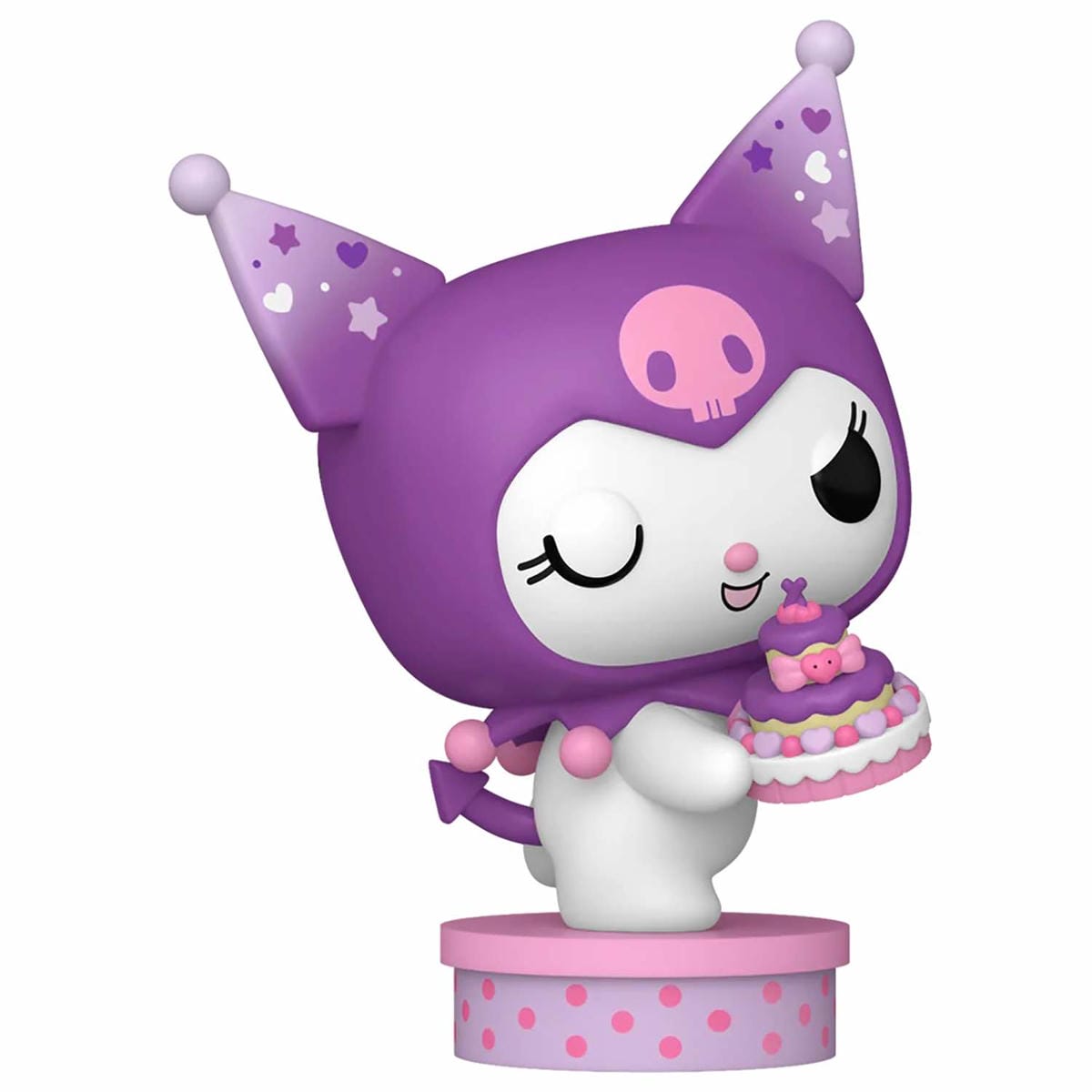 картинка Фигурка Funko POP! My Melody 50th Kuromi 20th Kuromi (With Cake) (Exc) (108) 87169 магазин Одежда+ являющийся официальным дистрибьютором в России 