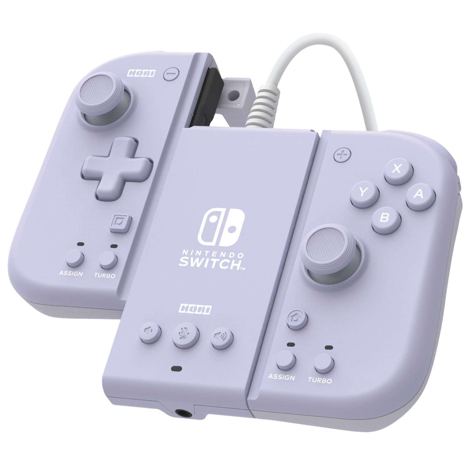 картинка Nintendo Switch Контроллеры Hori Split Pad Pro Attachment (Lavender) для консоли Switch (NSW-428U) магазин Одежда+ являющийся официальным дистрибьютором в России 