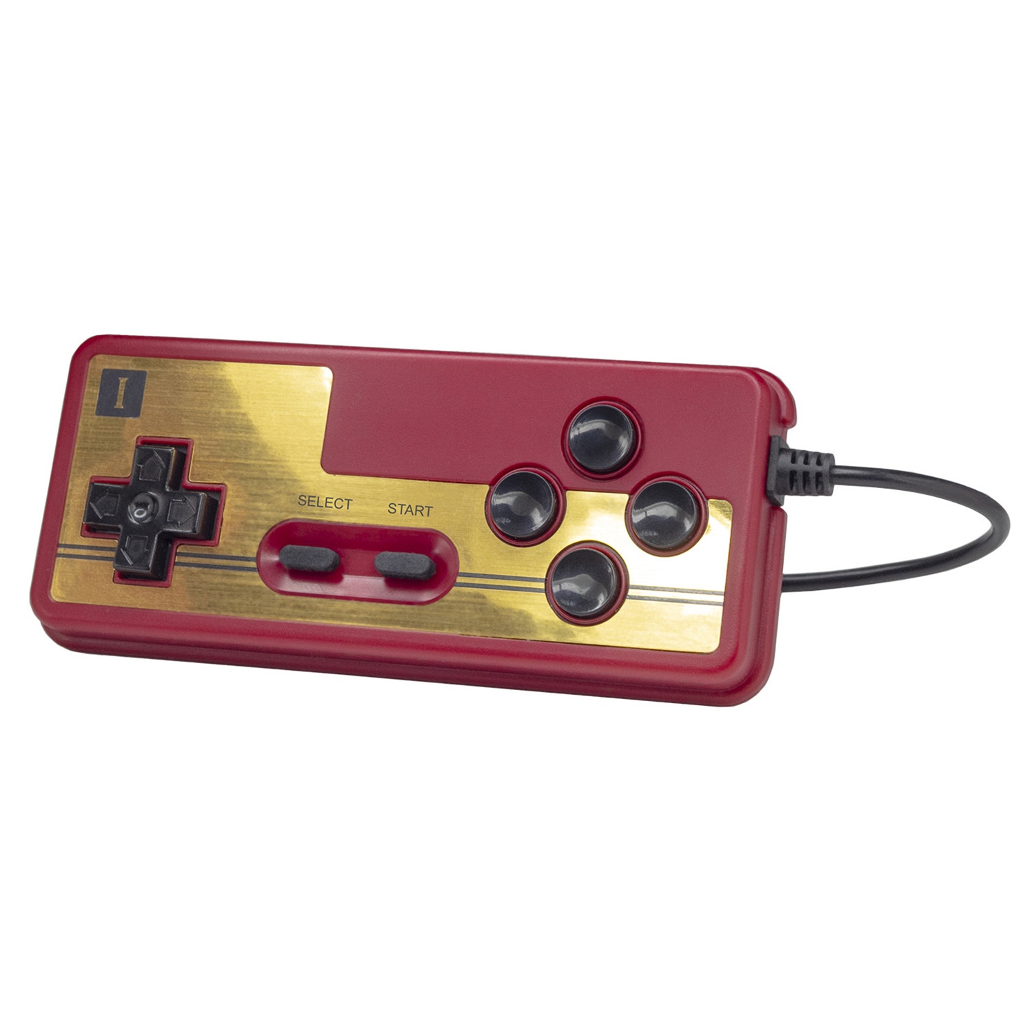 картинка Retro Genesis Controller 8 Bit джойстик проводной, P1 (GS-44) магазин Одежда+ являющийся официальным дистрибьютором в России 