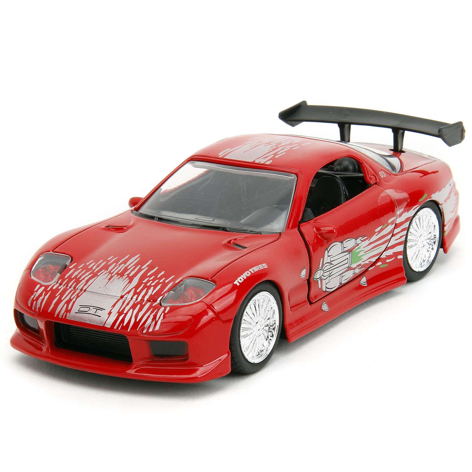 картинка Модель Машинки Форсаж 1:32 FF 1993 Mazda RX-7 FD3S-Wide Body 98377 магазин Одежда+ являющийся официальным дистрибьютором в России 