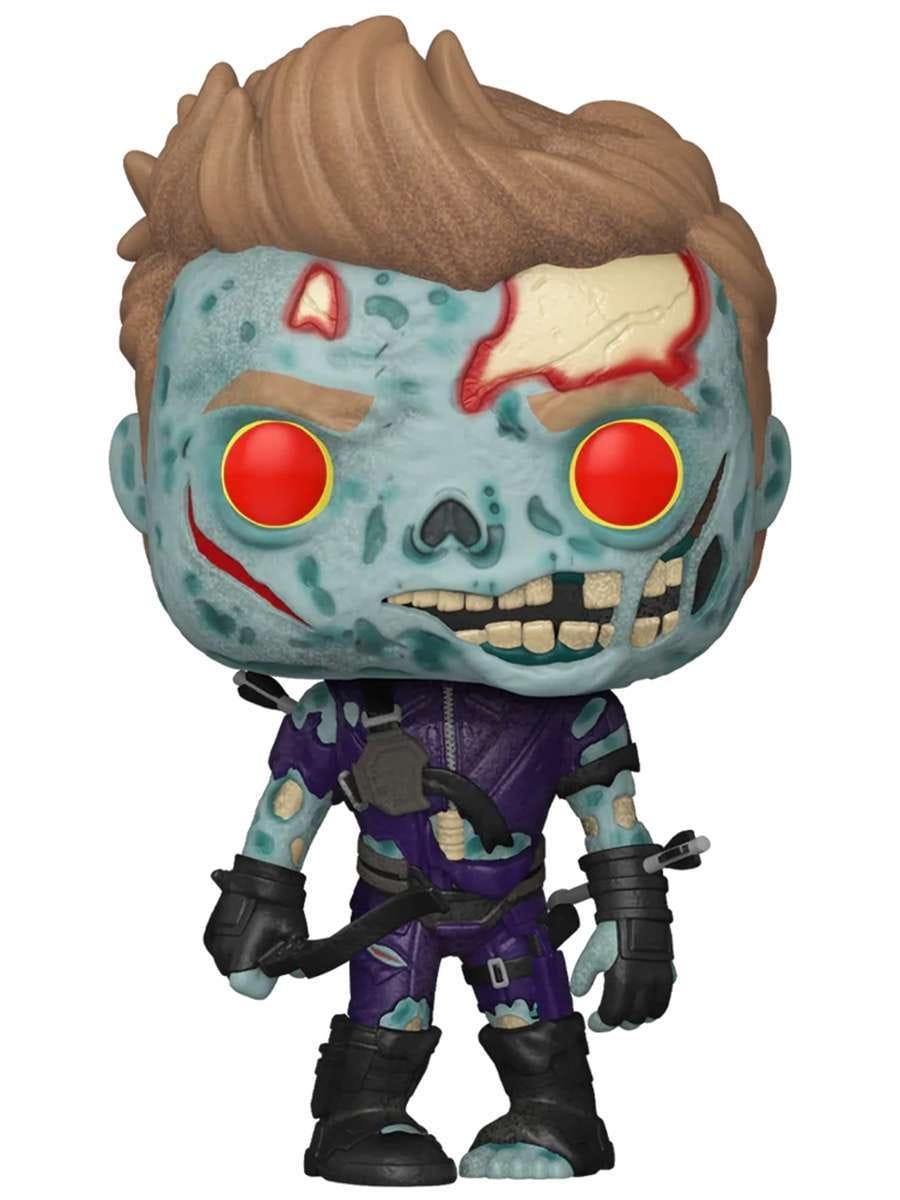 картинка Фигурка Funko POP! Bobble Marvel Zombies Zombie Hawkeye (1553) 86649 магазин Одежда+ являющийся официальным дистрибьютором в России 