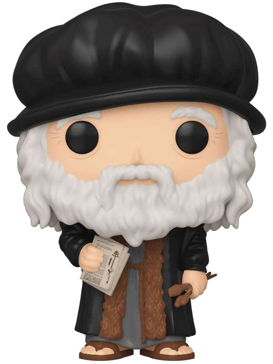 картинка Фигурка Funko POP! Artists Leonardo Da Vinci (04) 45251 магазин Одежда+ являющийся официальным дистрибьютором в России 