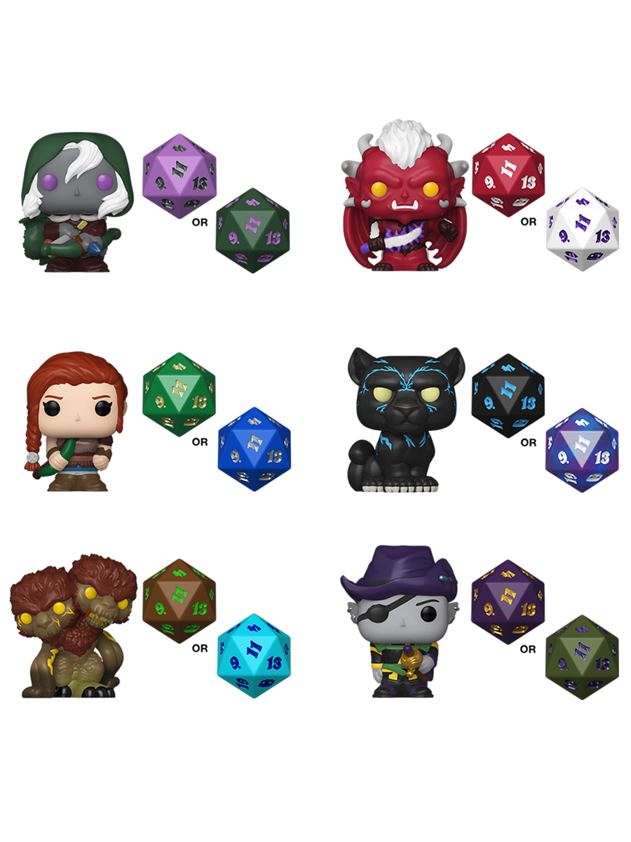 картинка Фигурка Funko Bitty POP! D&D +Dice 1 штука в ассортименте (из 12) 92205 магазин Одежда+ являющийся официальным дистрибьютором в России 