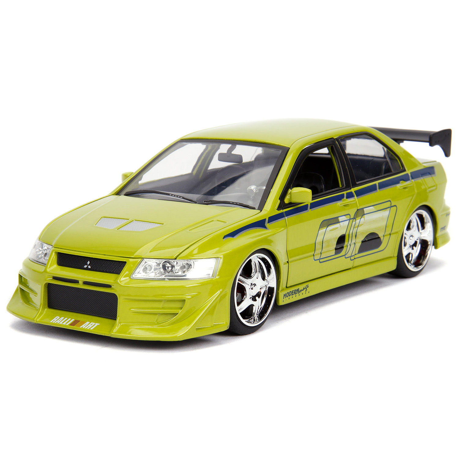 картинка Модель Машинки Форсаж 1:24 FF 2002 Mitsubishi Lancer EVO VII 99788 магазин Одежда+ являющийся официальным дистрибьютором в России 