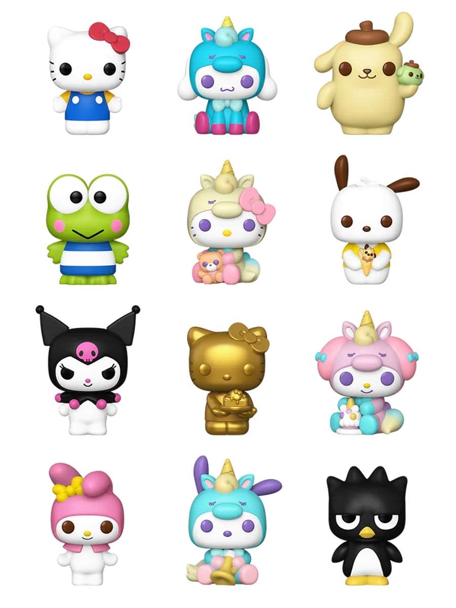 картинка Фигурка Funko Bitty POP! Hello Kitty & Friends 1 штука в ассортименте (из12) 85725 магазин Одежда+ являющийся официальным дистрибьютором в России 