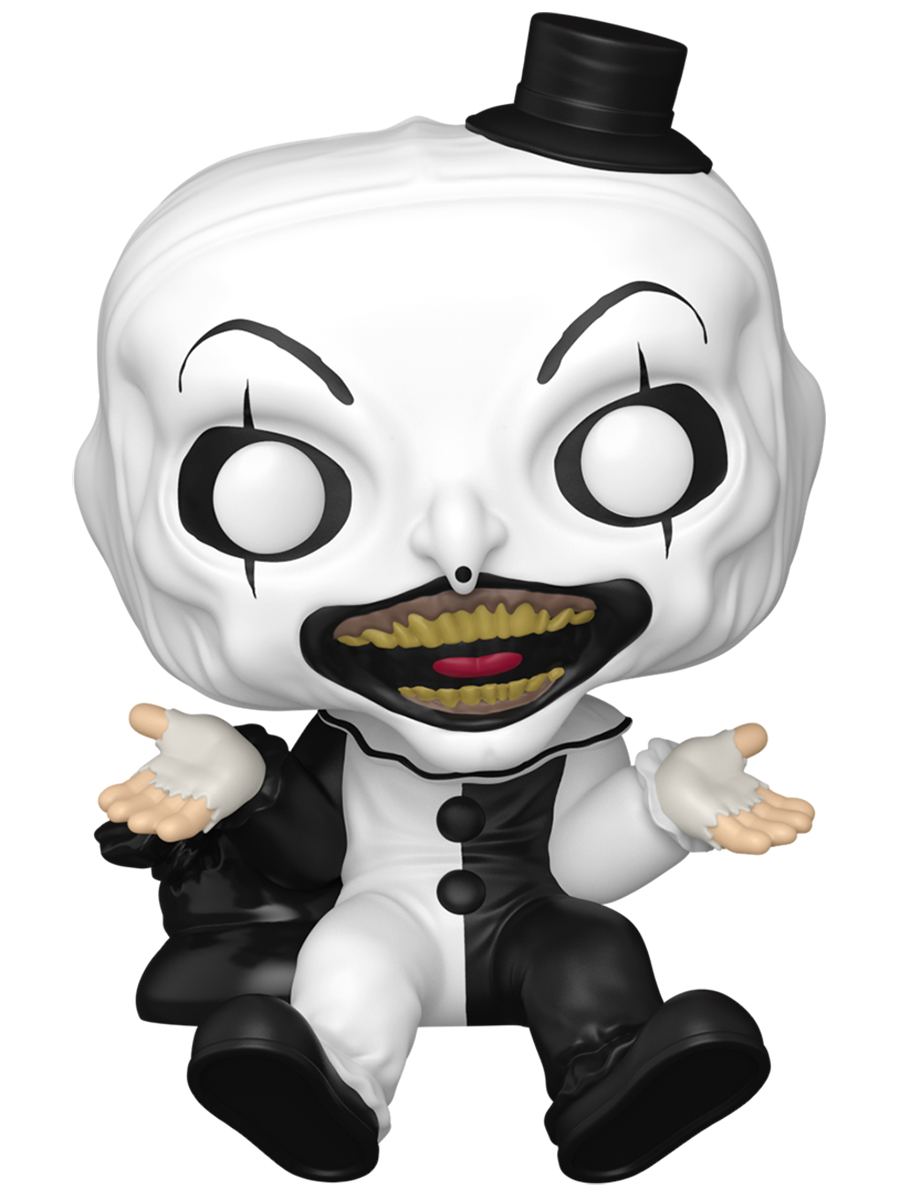 картинка Фигурка Funko POP! Movies Terrifier Art the Clown (Shelf Sitter) (2011) 90442 магазин Одежда+ являющийся официальным дистрибьютором в России 