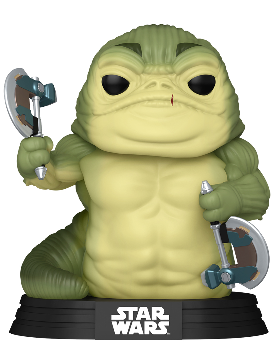 картинка Фигурка Funko POP! Bobble Star Wars M & G Rotta the Hutt (GW) (843) 90823 магазин Одежда+ являющийся официальным дистрибьютором в России 