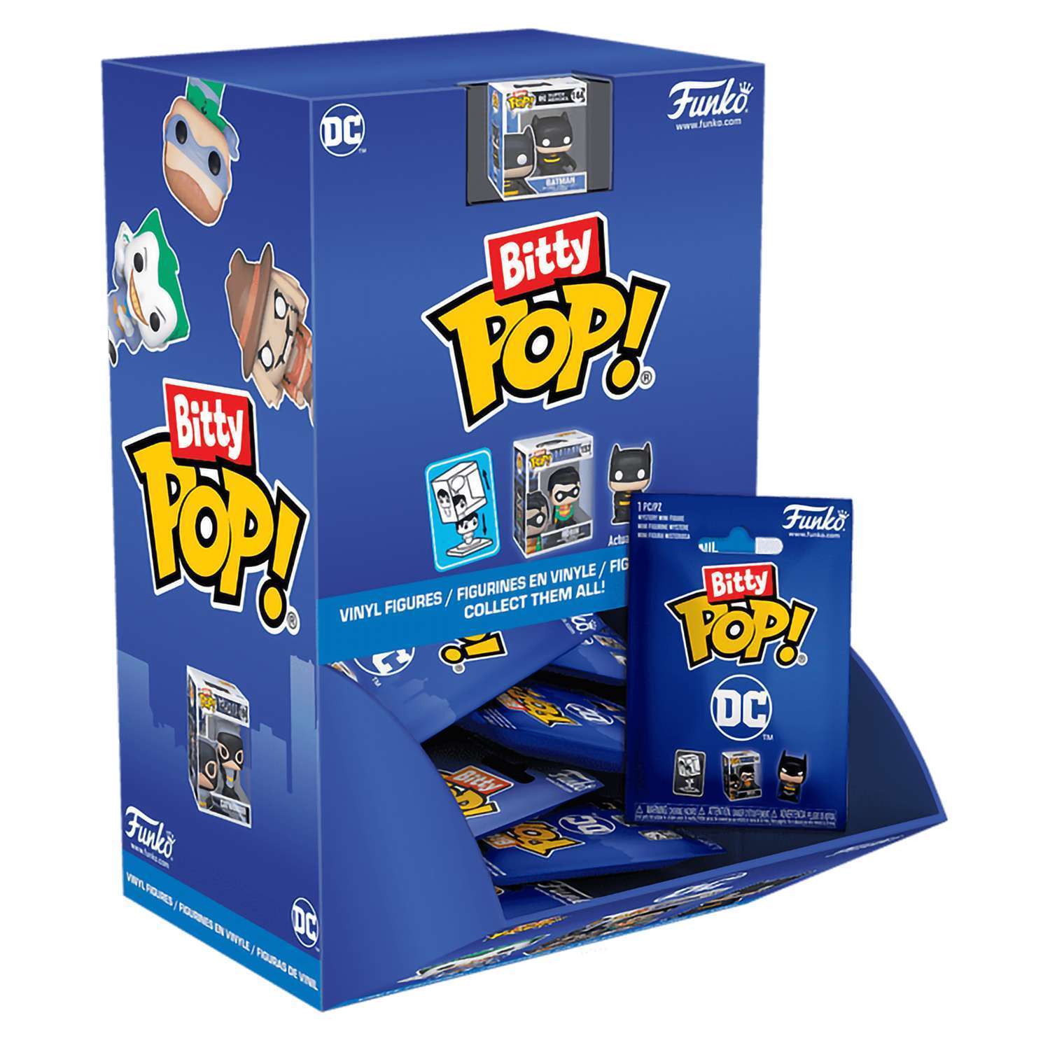 картинка Фигурка Funko Bitty POP! DC Comics Mystery 1 штука в ассортименте (из12) 76356 магазин Одежда+ являющийся официальным дистрибьютором в России 