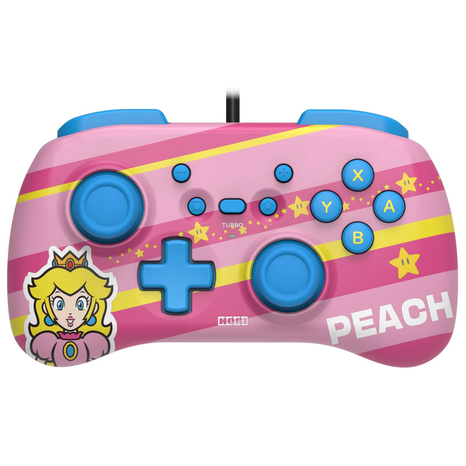 картинка Nintendo Switch Геймпад HORIPAD Mini (PEACH) для консоли Switch (NSW-367U)  магазин Одежда+ являющийся официальным дистрибьютором в России 