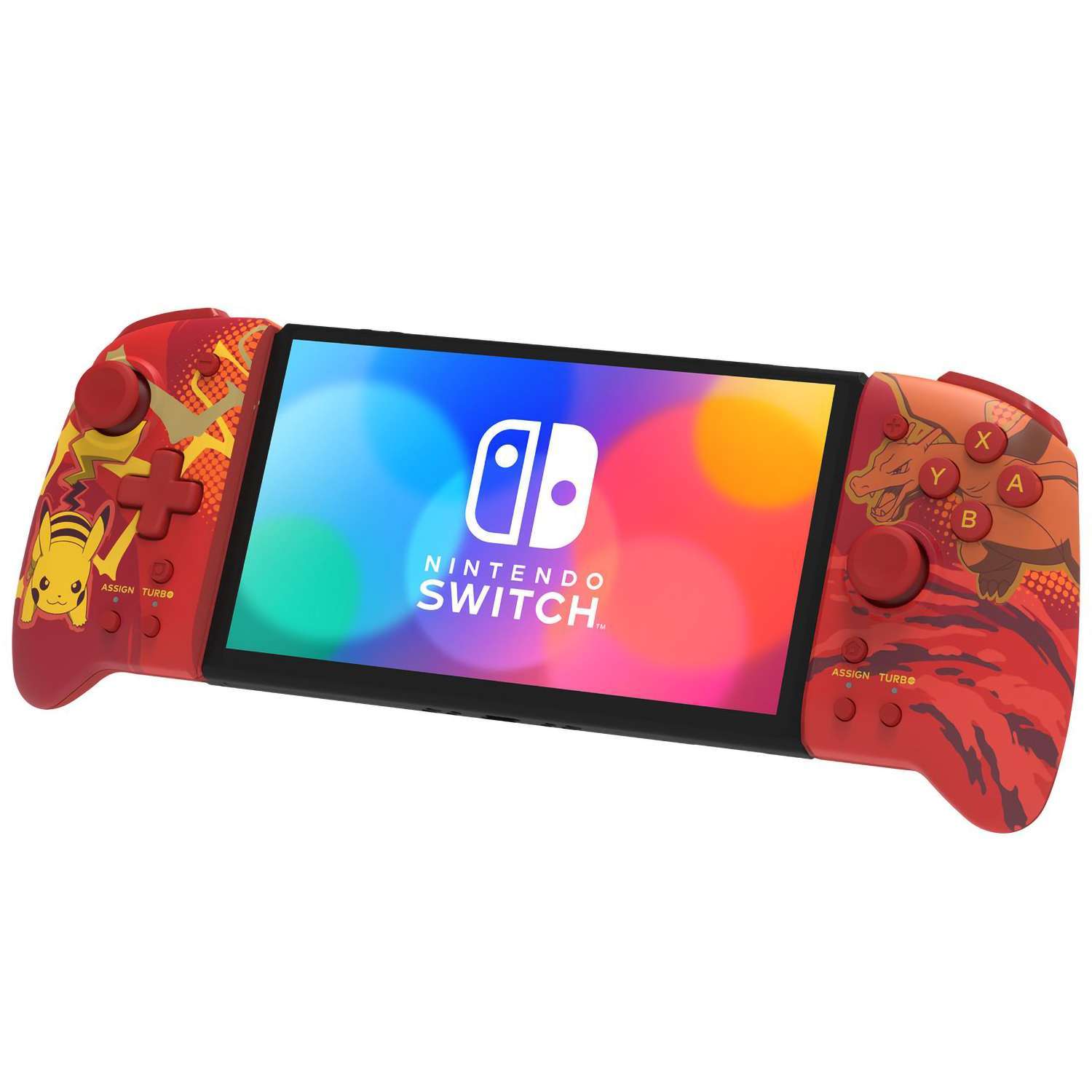 картинка Nintendo Switch Контроллеры Hori Split pad pro (Charizard & Pikachu) для консоли Switch (NSW-413U) магазин Одежда+ являющийся официальным дистрибьютором в России 