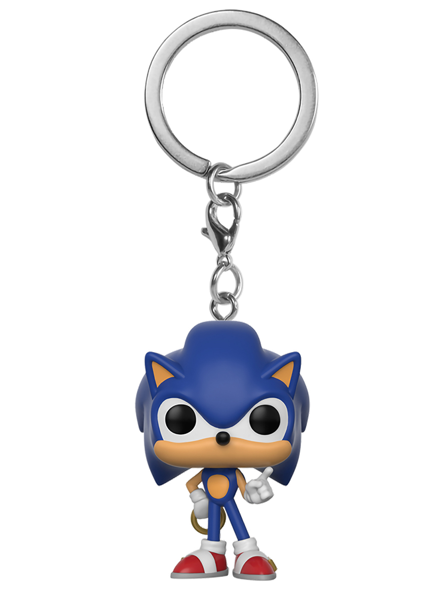 картинка Брелок Funko Pocket POP! Games Sonic with Ring 20289 магазин Одежда+ являющийся официальным дистрибьютором в России