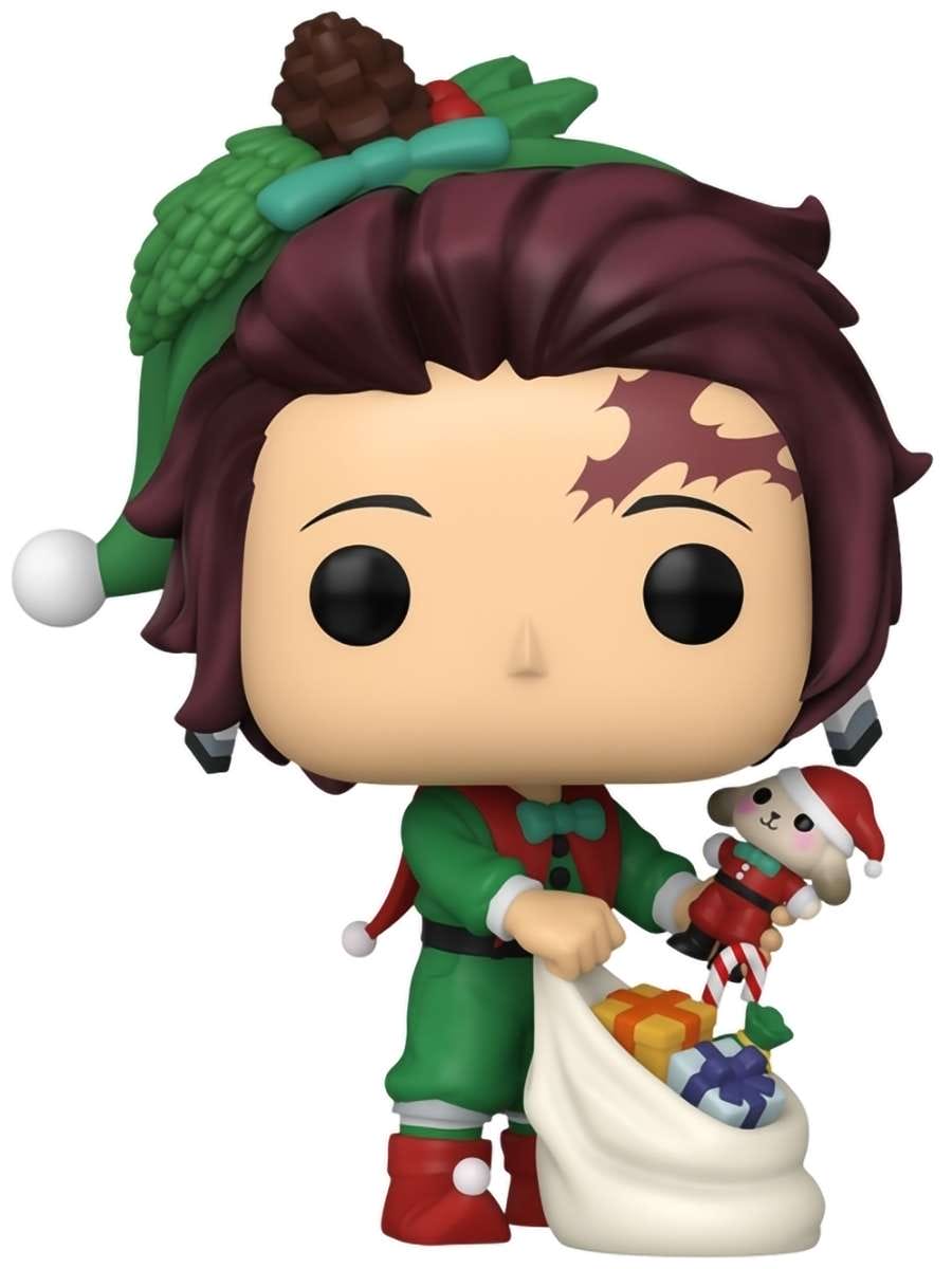 картинка Фигурка Funko POP! Plus Demon Slayer Tanjiro Kamado (Holiday) (2032) 86776 магазин Одежда+ являющийся официальным дистрибьютором в России 