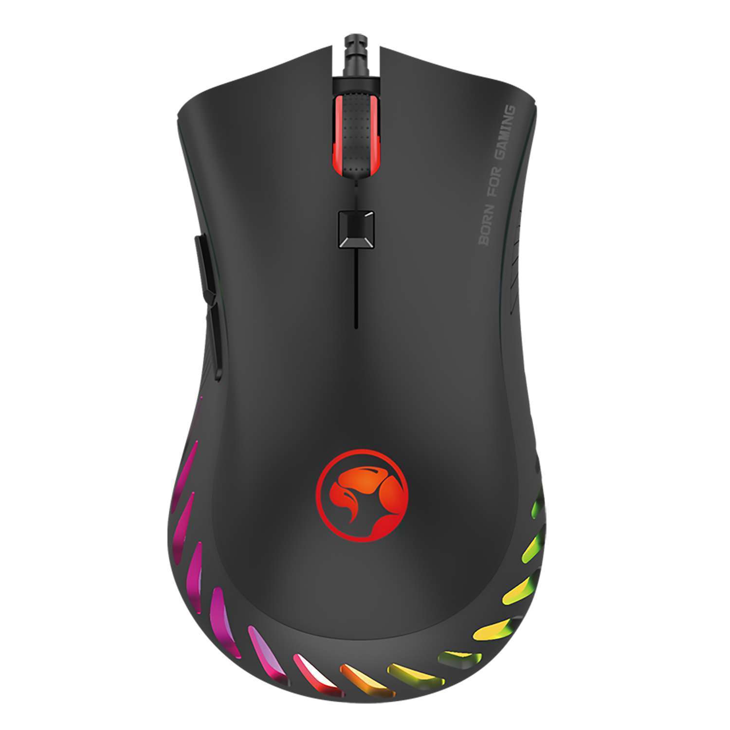 картинка PC Мышь проводная Marvo G985 gaming mouse с подсветкой RGB магазин Одежда+ являющийся официальным дистрибьютором в России 
