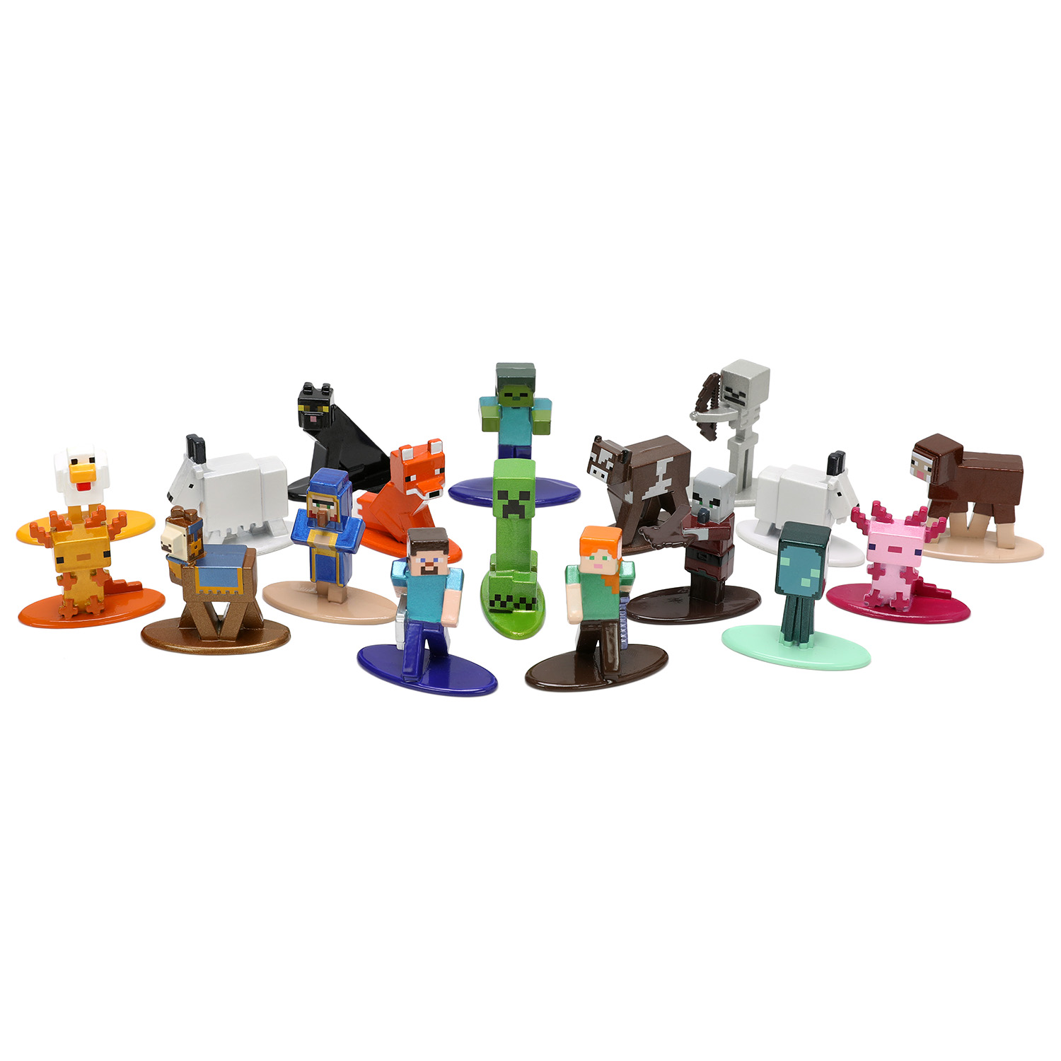 картинка Фигурки Nano Minecraft 18 pack Wave 8 33694 магазин Одежда+ являющийся официальным дистрибьютором в России 