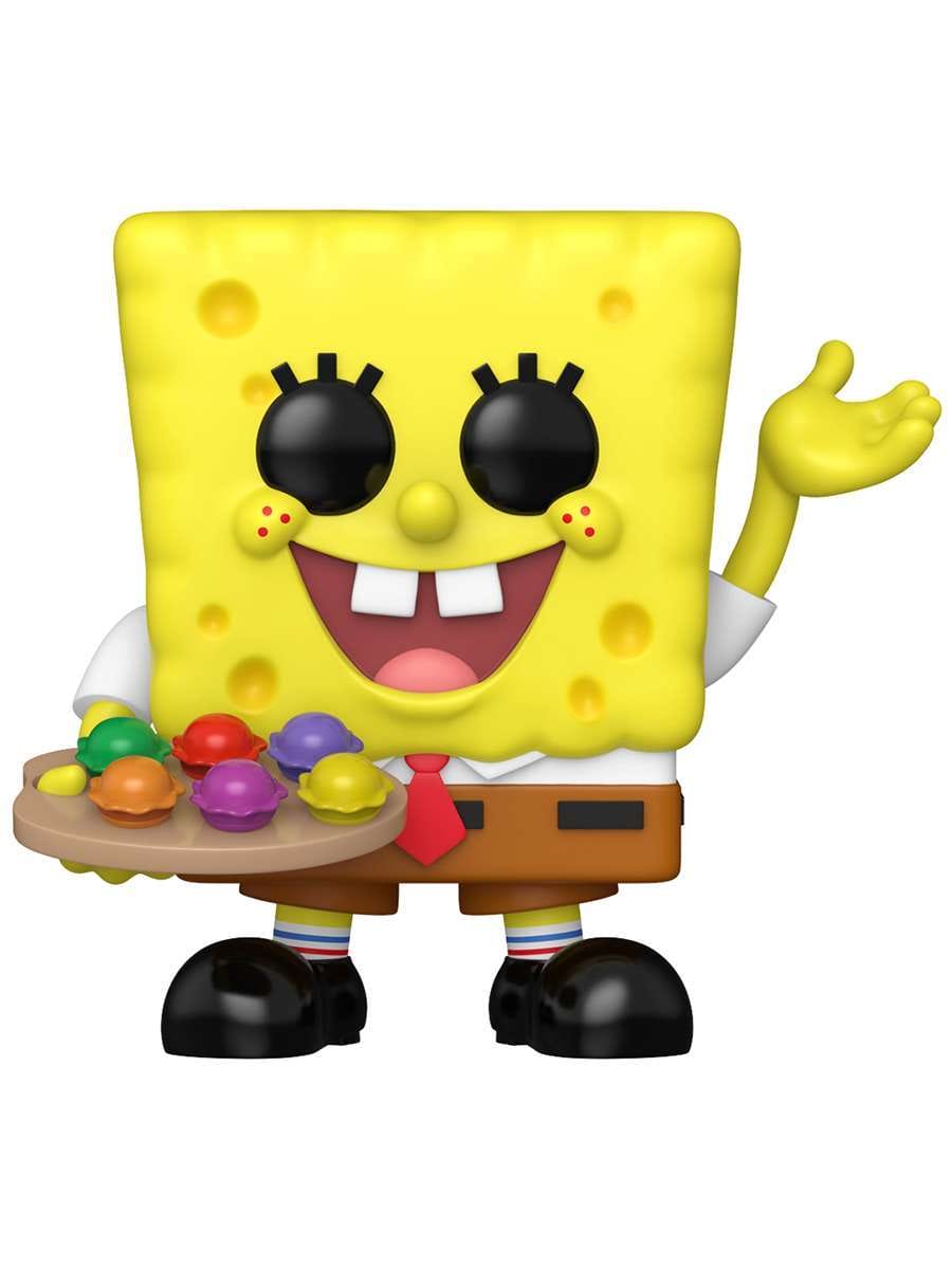 картинка Фигурка Funko POP! Animation SpongeBob SpongeBob with Pretty Patties (GW) (Exc) (2312) 92009 магазин Одежда+ являющийся официальным дистрибьютором в России 