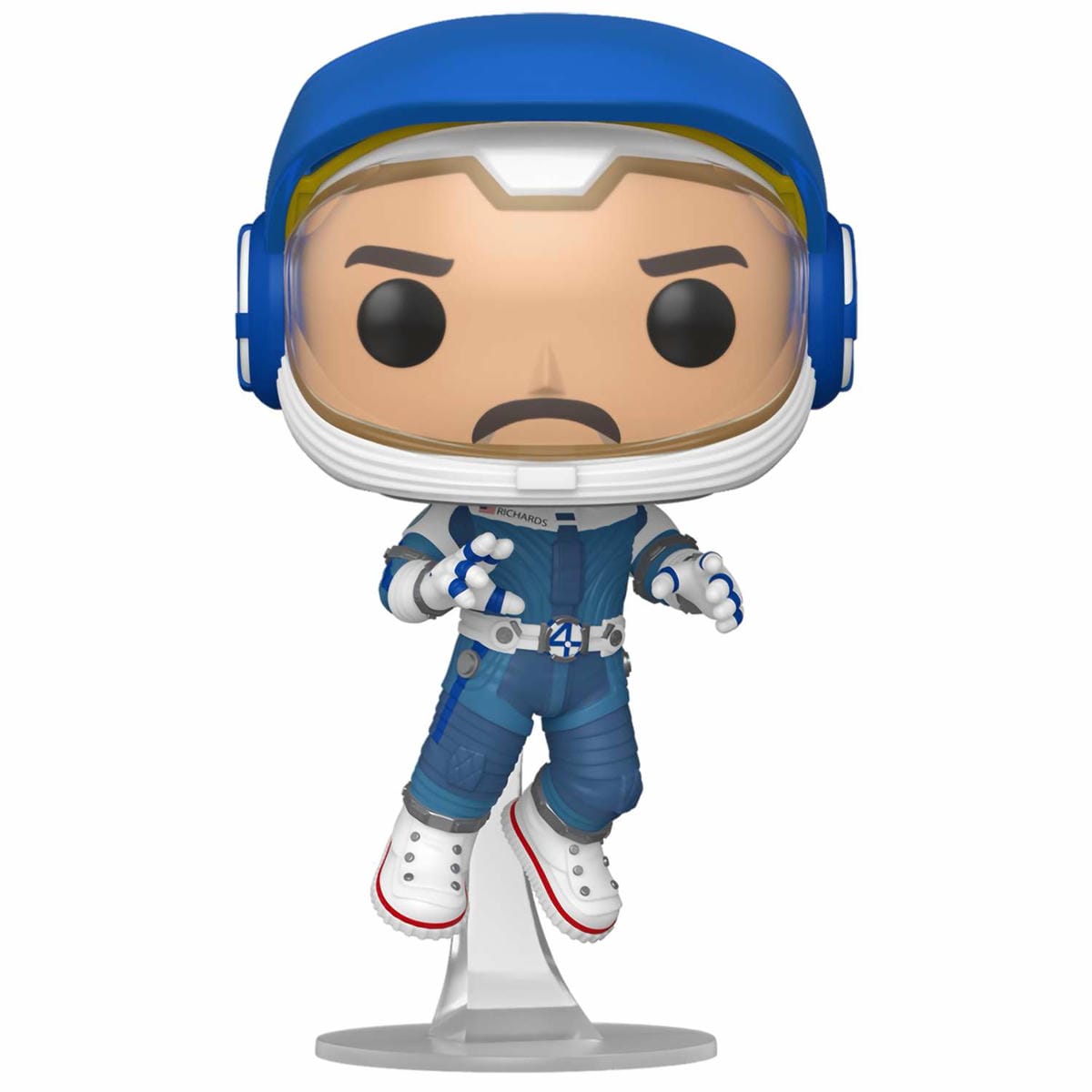 картинка Фигурка Funko POP! Bobble Marvel Fantastic Four FF Mister Fantastic (Exc) (1520) 85357 магазин Одежда+ являющийся официальным дистрибьютором в России 
