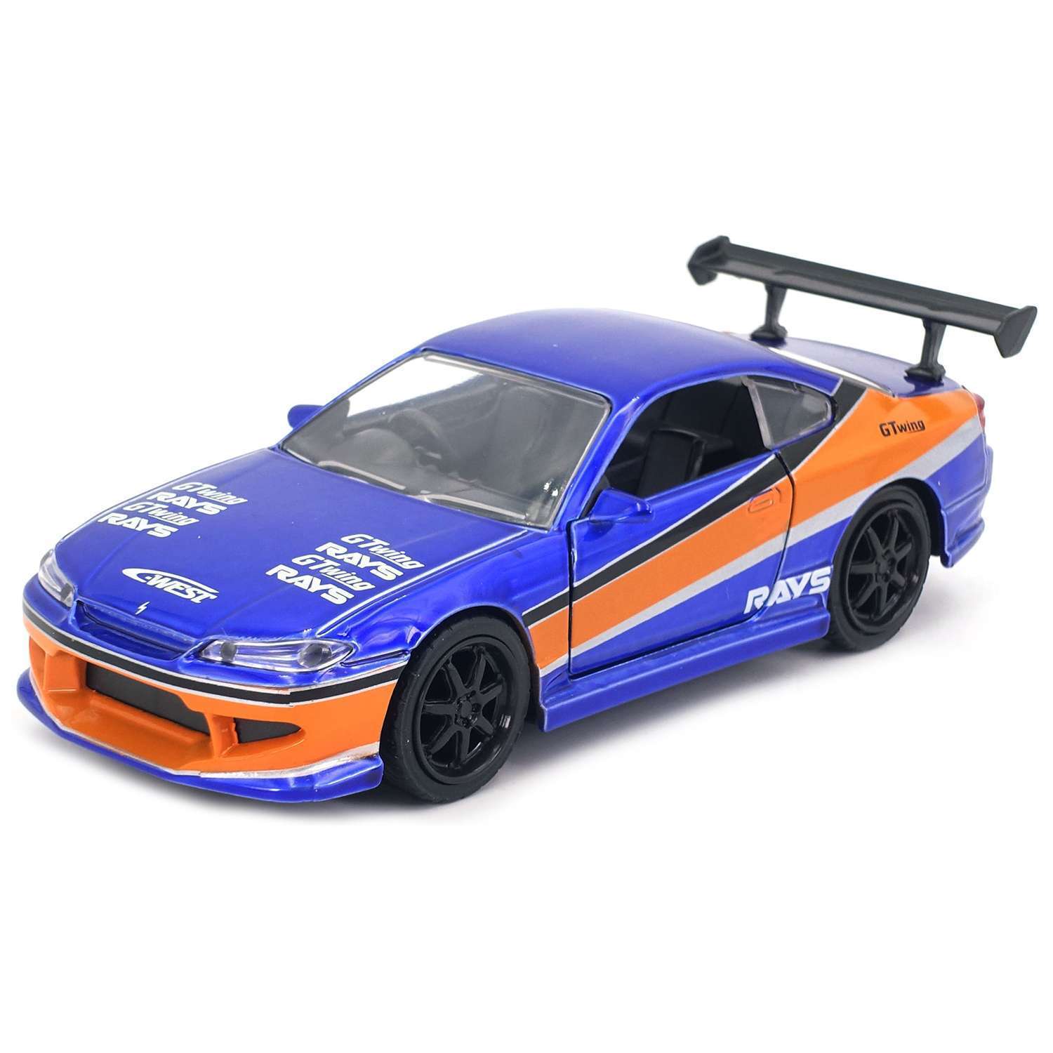 картинка Модель Машинки Форсаж 1:32 FF 2001 Nissan Silvia S15 34446 магазин Одежда+ являющийся официальным дистрибьютором в России 