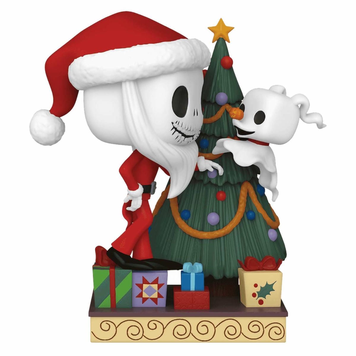 картинка Фигурка Funko POP! Deluxe Disney TNBC 30th Jack Skellington & Zero with Tree (1386) 72382 магазин Одежда+ являющийся официальным дистрибьютором в России 