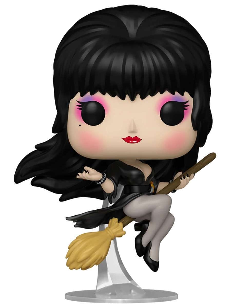 картинка Фигурка Funko POP! Icons Elvira S5 Elvira Broom (93) 86440 магазин Одежда+ являющийся официальным дистрибьютором в России 