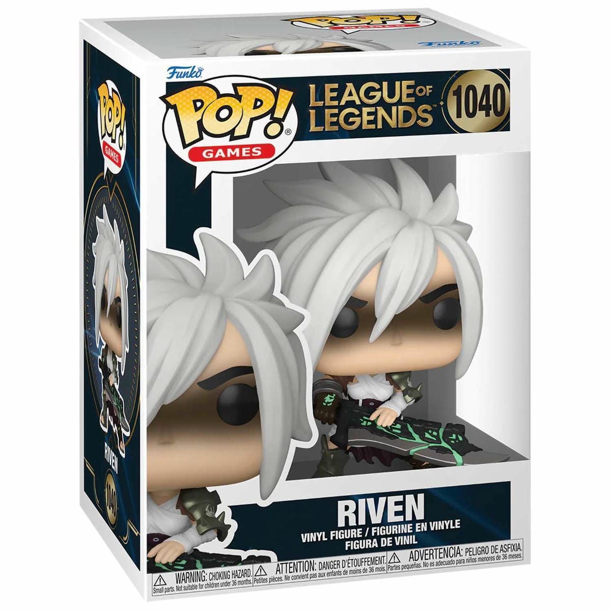 картинка Фигурка Funko POP! Games League of Legends Riven w/Broken Blade (1040) 80299 магазин Одежда+ являющийся официальным дистрибьютором в России 
