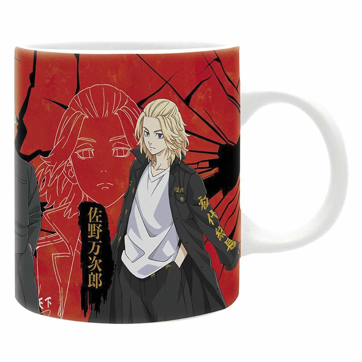 картинка Кружка керамическая Tokyo Revengers Mug 320 мл Draken, Takemichi & Mikey ABYMUGA358 магазин Одежда+ являющийся официальным дистрибьютором в России 
