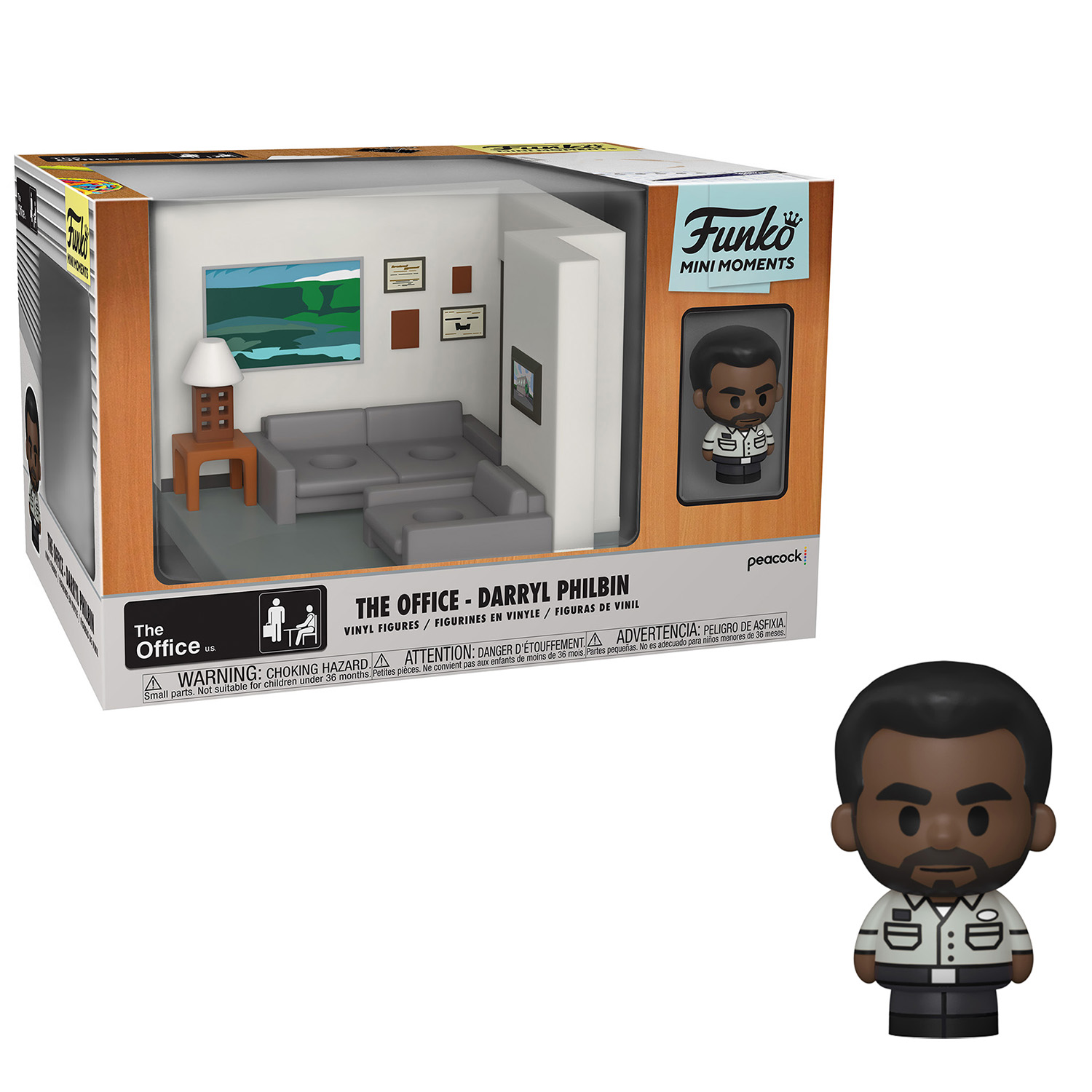 картинка Фигурка Funko Mini Moments The Office Darryl Philbin w/Chase 57388 магазин Одежда+ являющийся официальным дистрибьютором в России