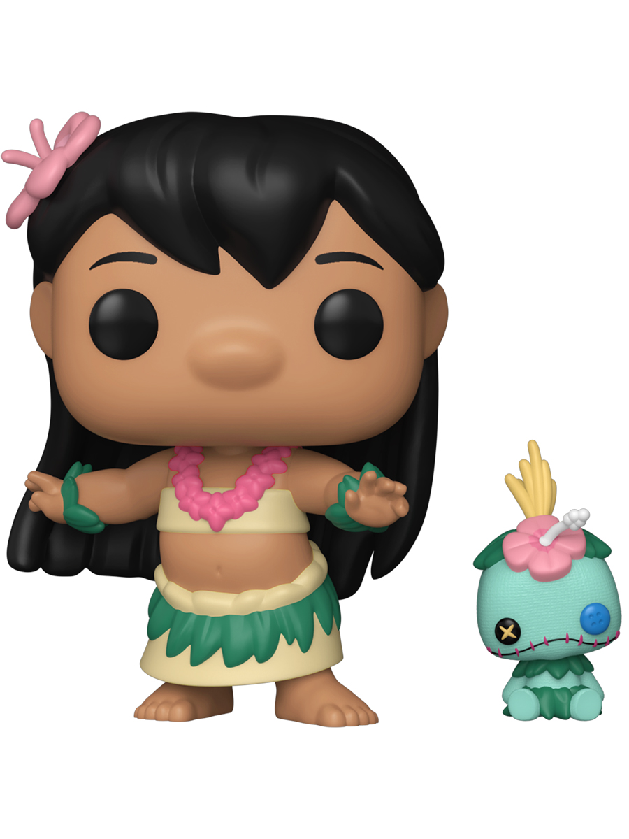 картинка Фигурка Funko POP! Disney Lilo & Stitch S4 Hula Lilo with Scrump (1741) 90342 магазин Одежда+ являющийся официальным дистрибьютором в России 