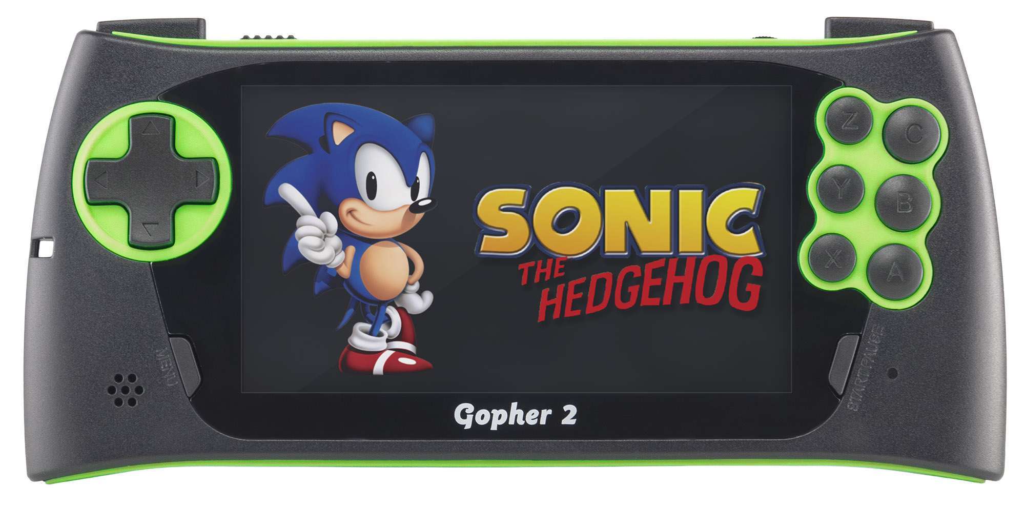 картинка Игровая консоль SEGA Genesis Gopher 2 LCD 4.3" +700 игр (зеленая) магазин Одежда+ являющийся официальным дистрибьютором в России 