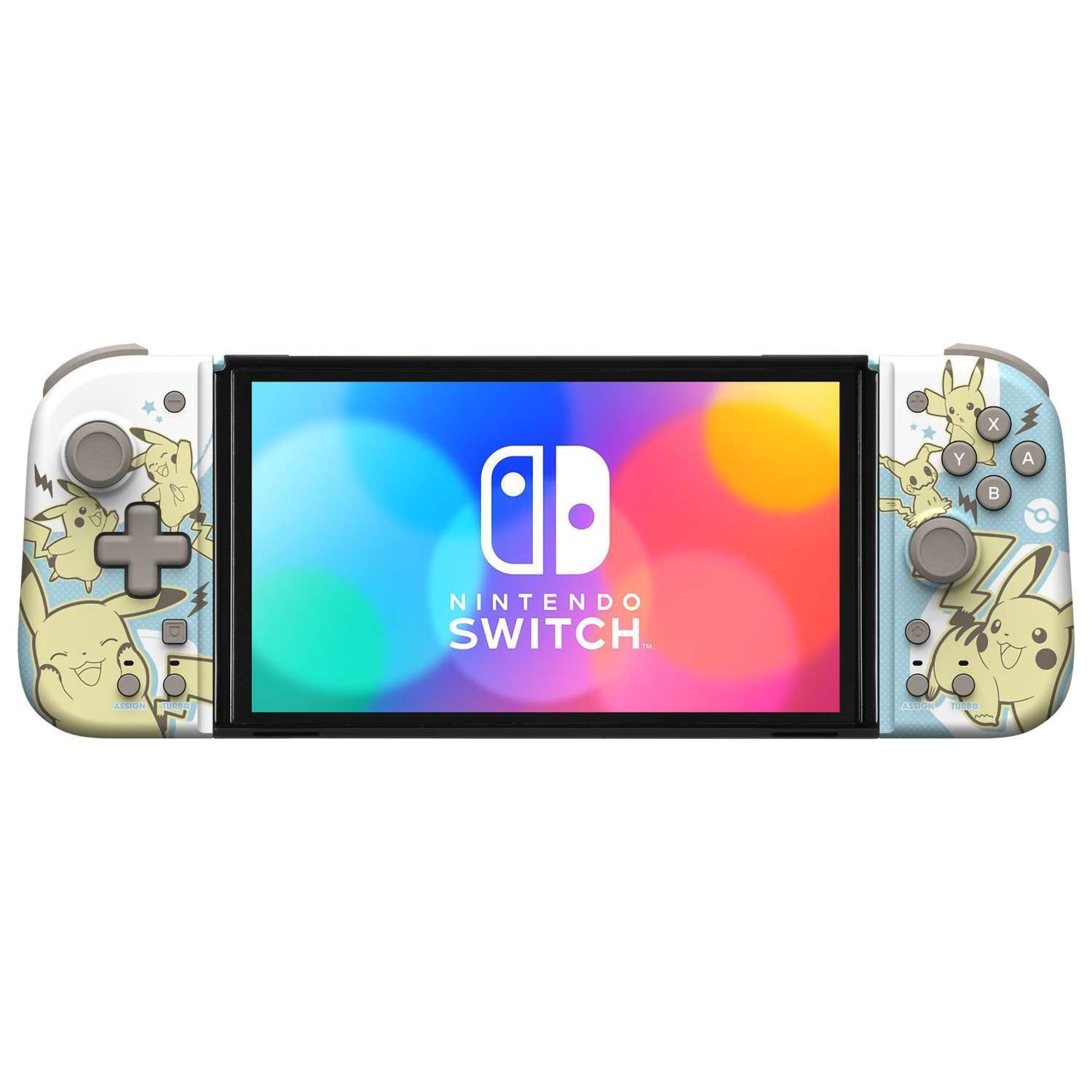 картинка Nintendo Switch Контроллеры Hori Split Pad Compact (Pikachu & Mimikyu) для консоли Switch (NSW-410U) магазин Одежда+ являющийся официальным дистрибьютором в России 