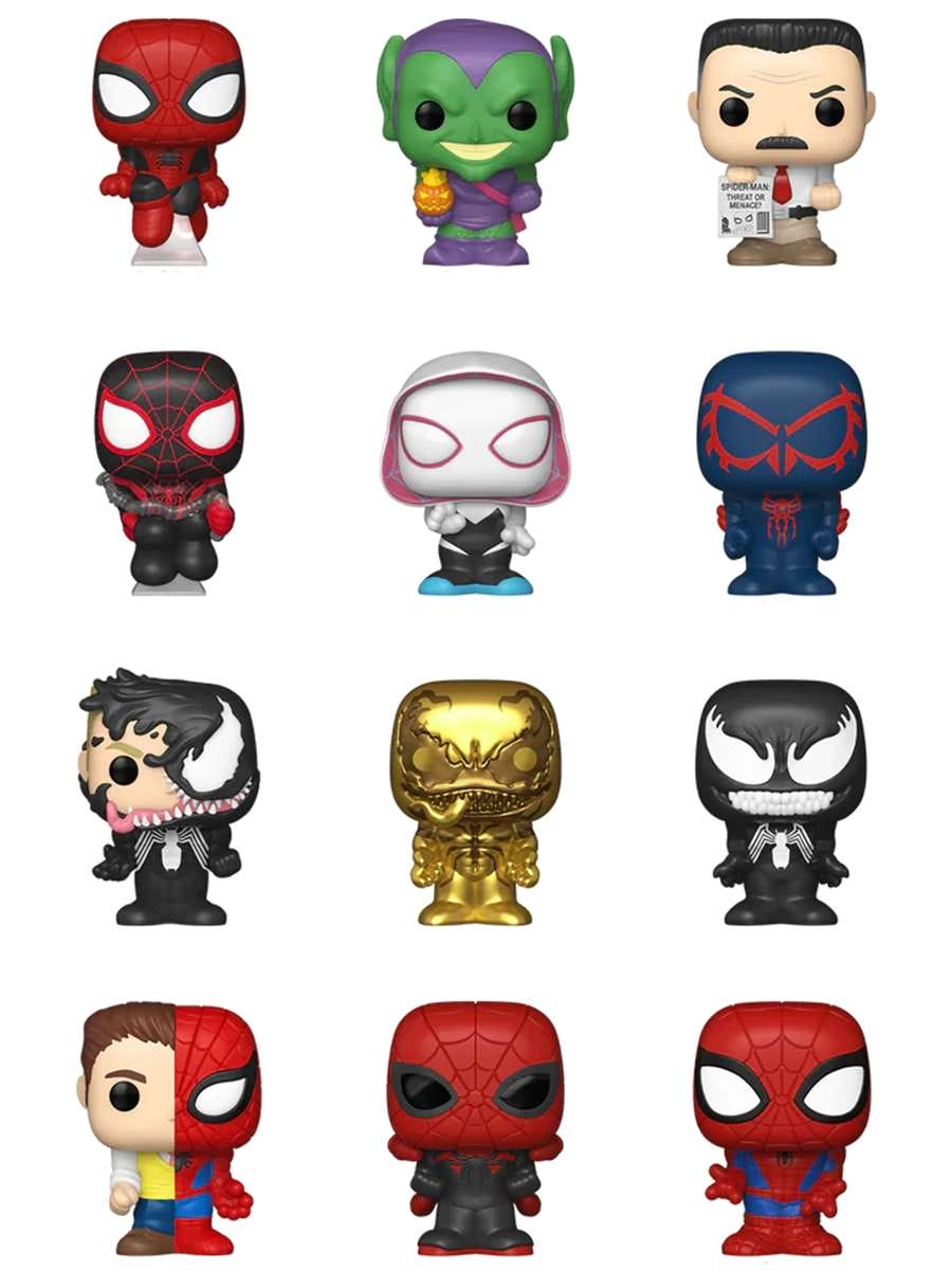 картинка Фигурка Funko Bitty POP! Marvel Spider-Man 1 штука в ассортименте (из12) 85719 магазин Одежда+ являющийся официальным дистрибьютором в России 