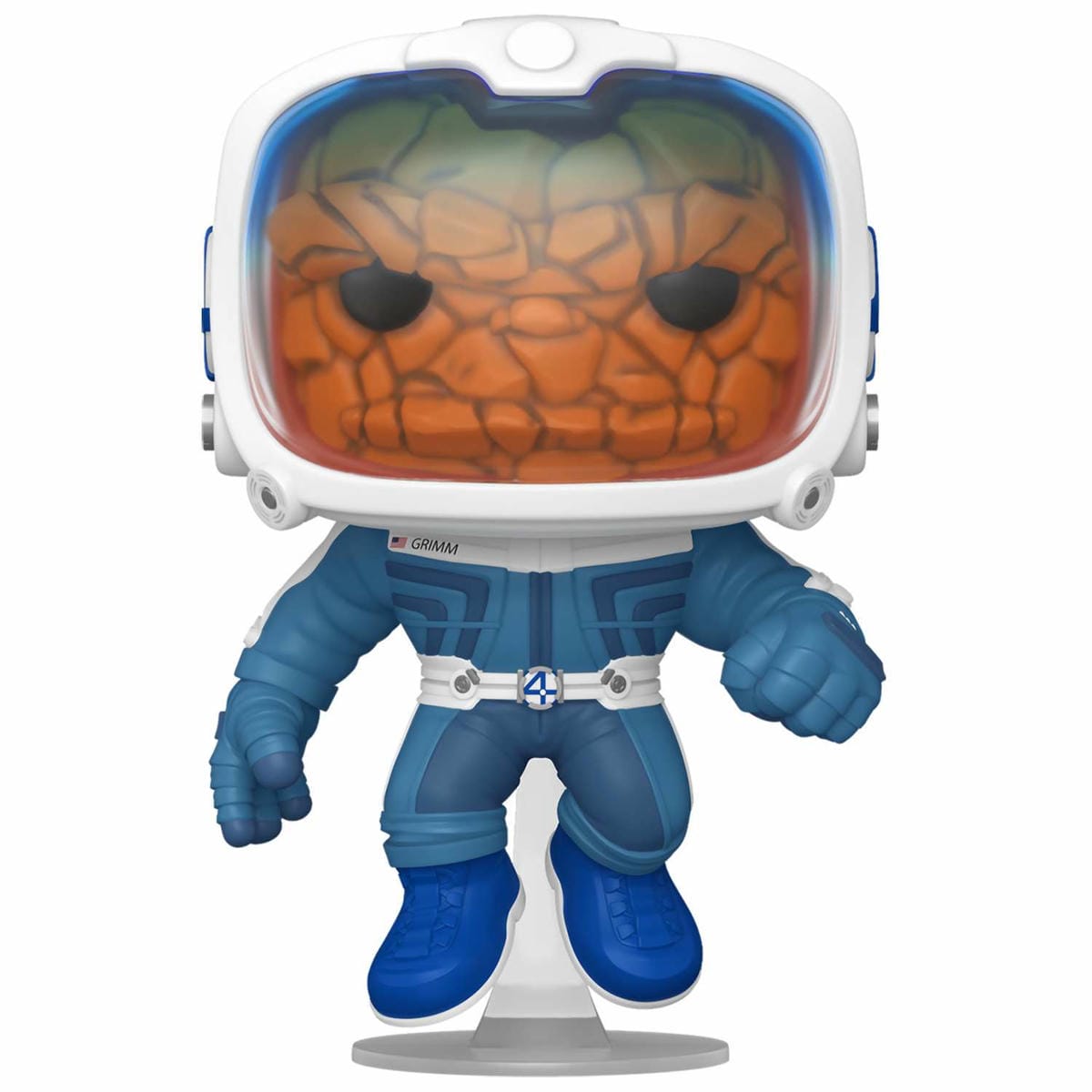 картинка Фигурка Funko POP! Bobble Marvel Fantastic Four FF The Thing (Exc) (1523) 85360 магазин Одежда+ являющийся официальным дистрибьютором в России 