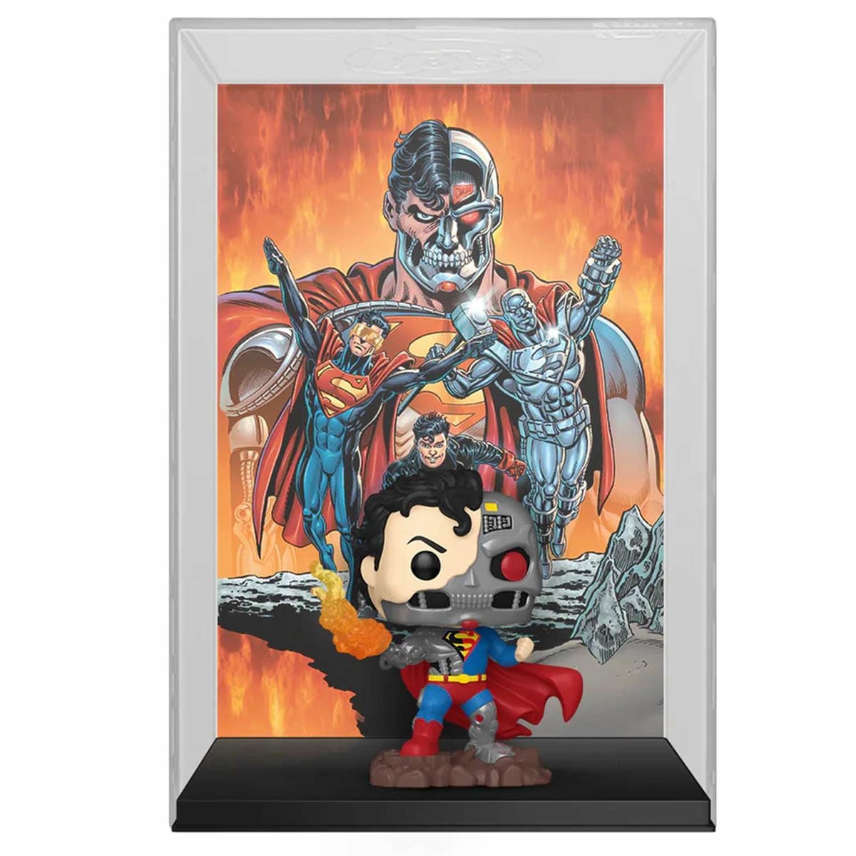 картинка Фигурка Funko POP! Comic Covers DC Cyborg Superman (21) 83729 магазин Одежда+ являющийся официальным дистрибьютором в России 